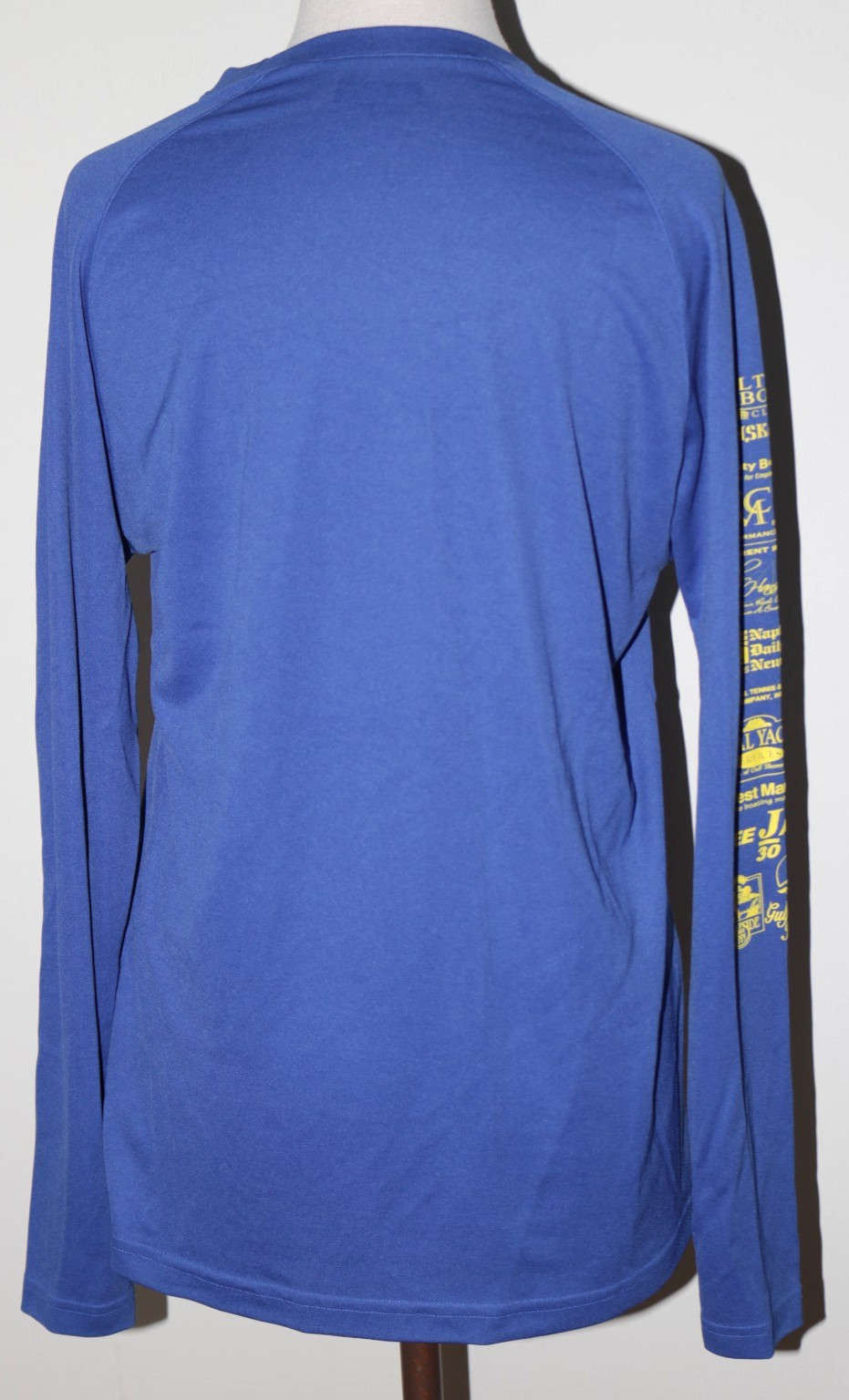Men&rsquo;s LS Shirt Shirt -Porsche Club of Naples – Gulf Coast Sailing – Blue Size XL