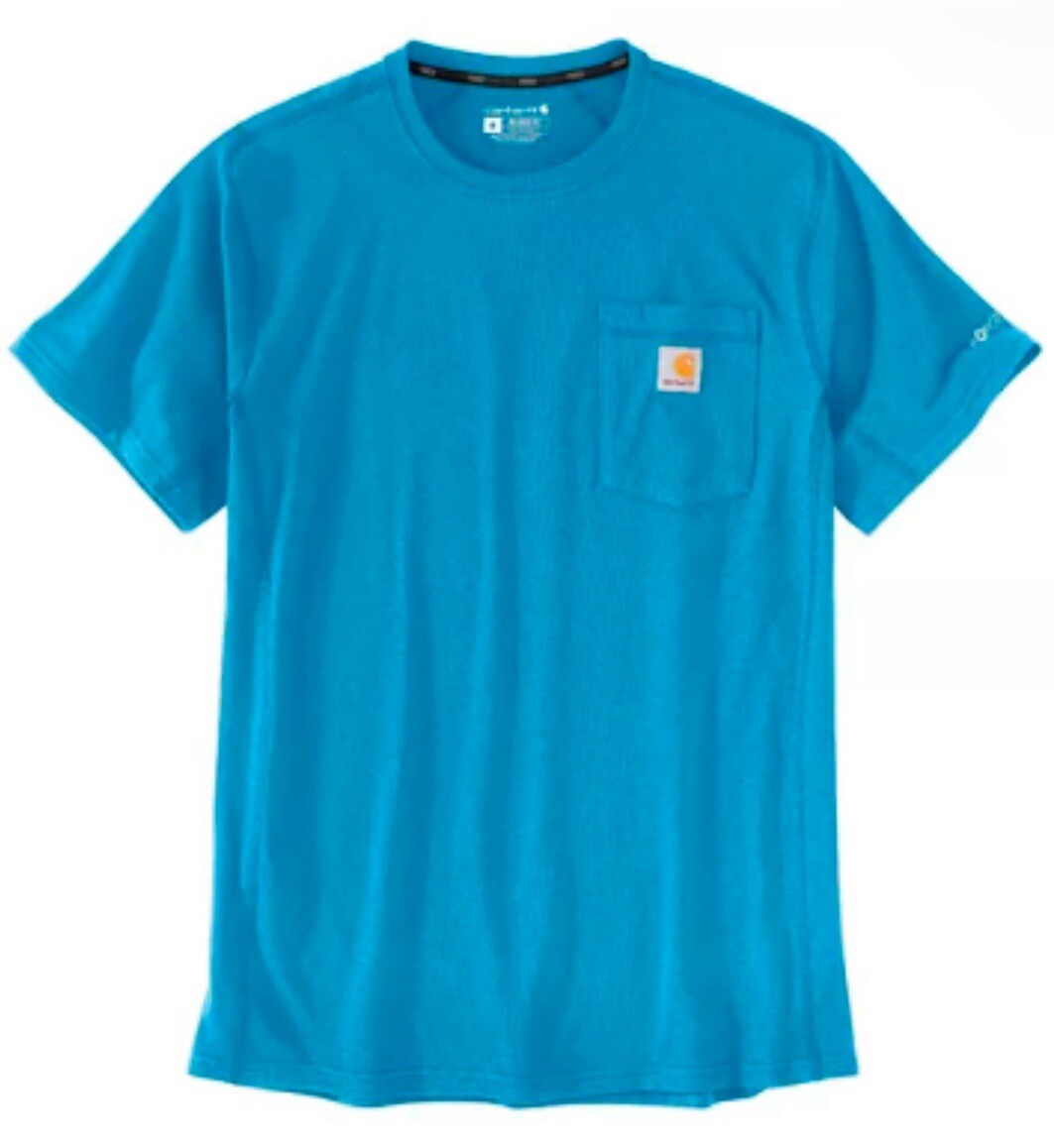 Carhartt Force Midweight Relaxed Fit SS Men’s Pocket T-Shirt Atomic Blue 106652