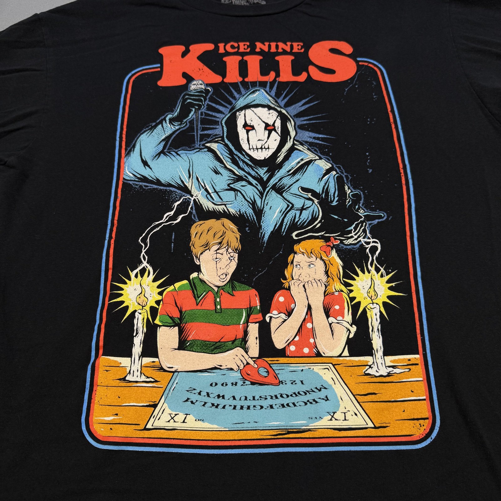 Ice Nine Kills Shirt Mens XL Black Horror Ouija Board Graphic Band Tee Music