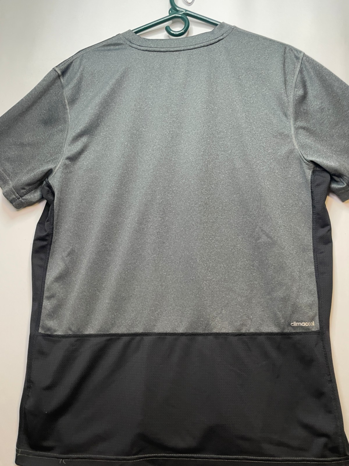 Adidas Climacool shirt mens XL short sleeve gray