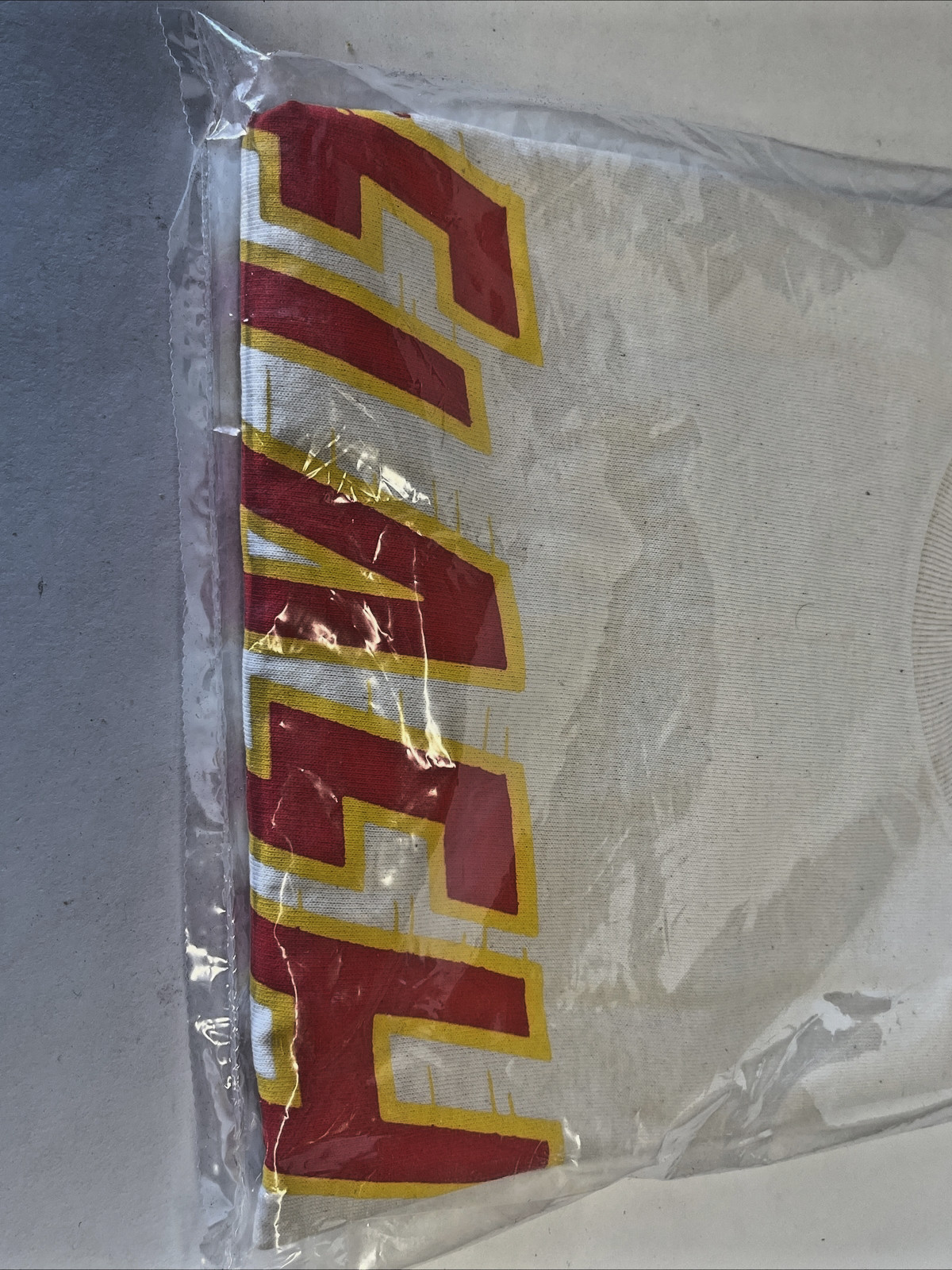 Vintage Hanes Heavy Weighty L DC Comics The Flash Graphitti Red T Shirt NWOT