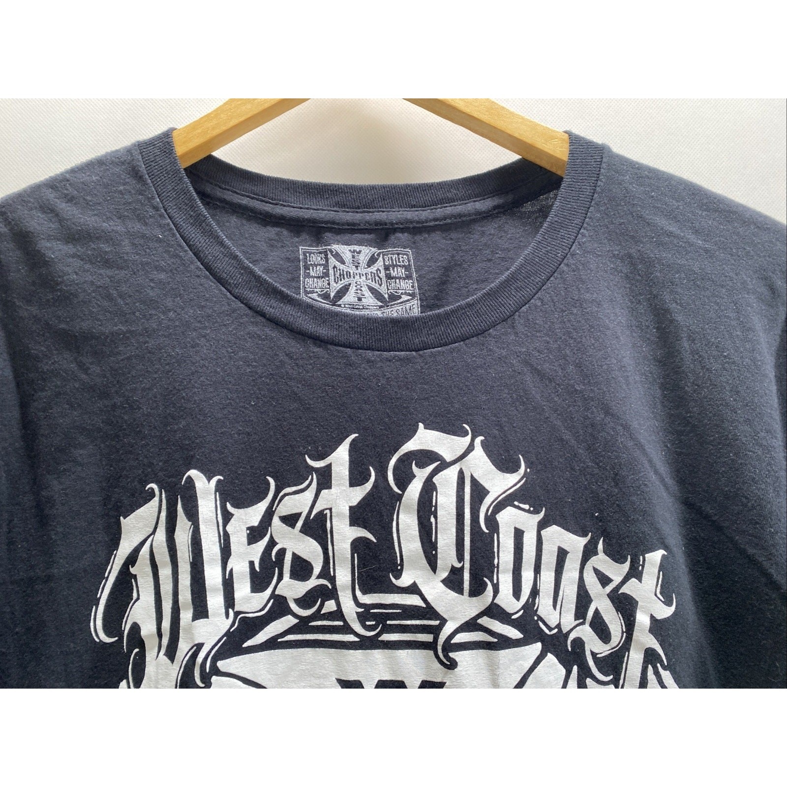 West Coast Choppers Official Shirt Mens XL 48 Chest Black Sucka Free Graphic Tee