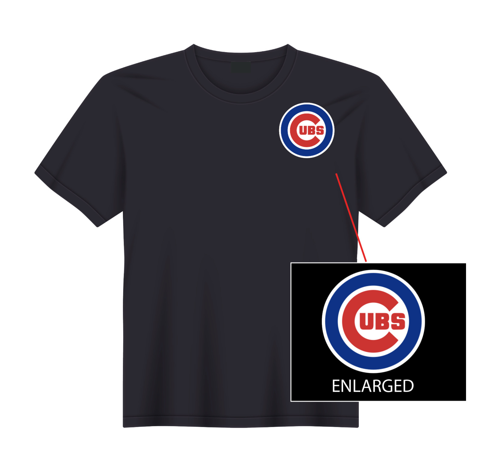 Chicago Cubs Baseball T-Shirt NEW S, M, L, XL