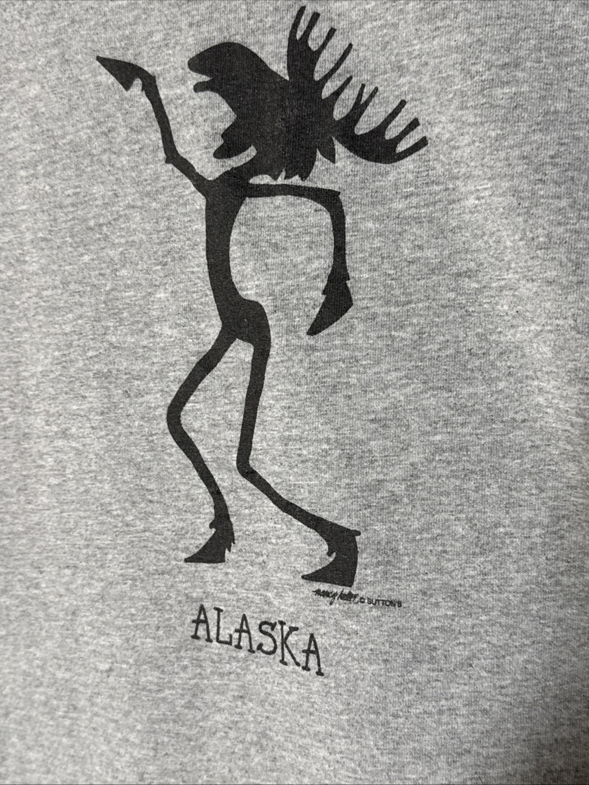 Vintage 90&rsquo;s OSFA Galligaskins Juneau Alaska Sleepshirt RARE Oversized Moosejive