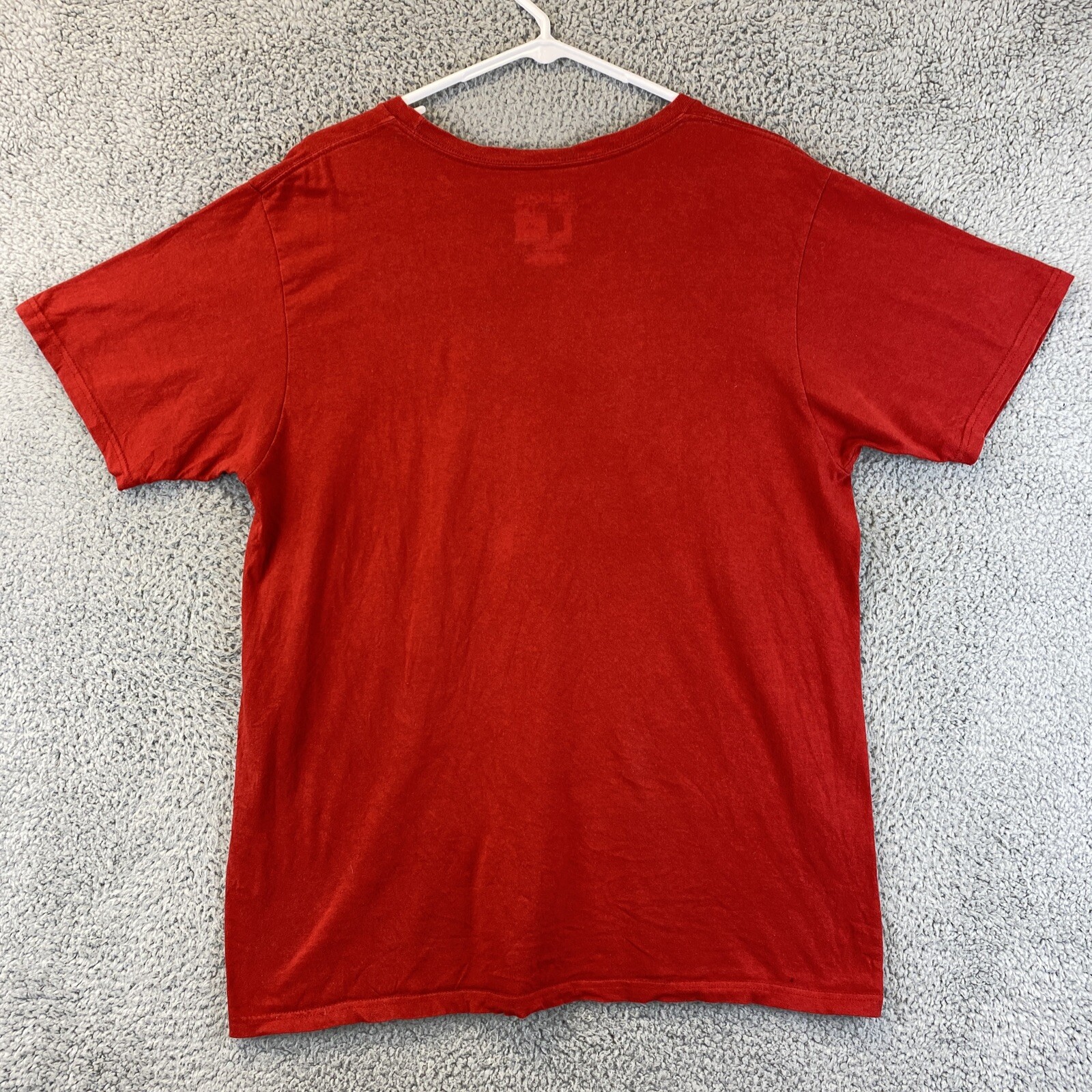 Adidas Logo Graphic Go-To Tee Men’s T-shirt Red L Large / 45-20