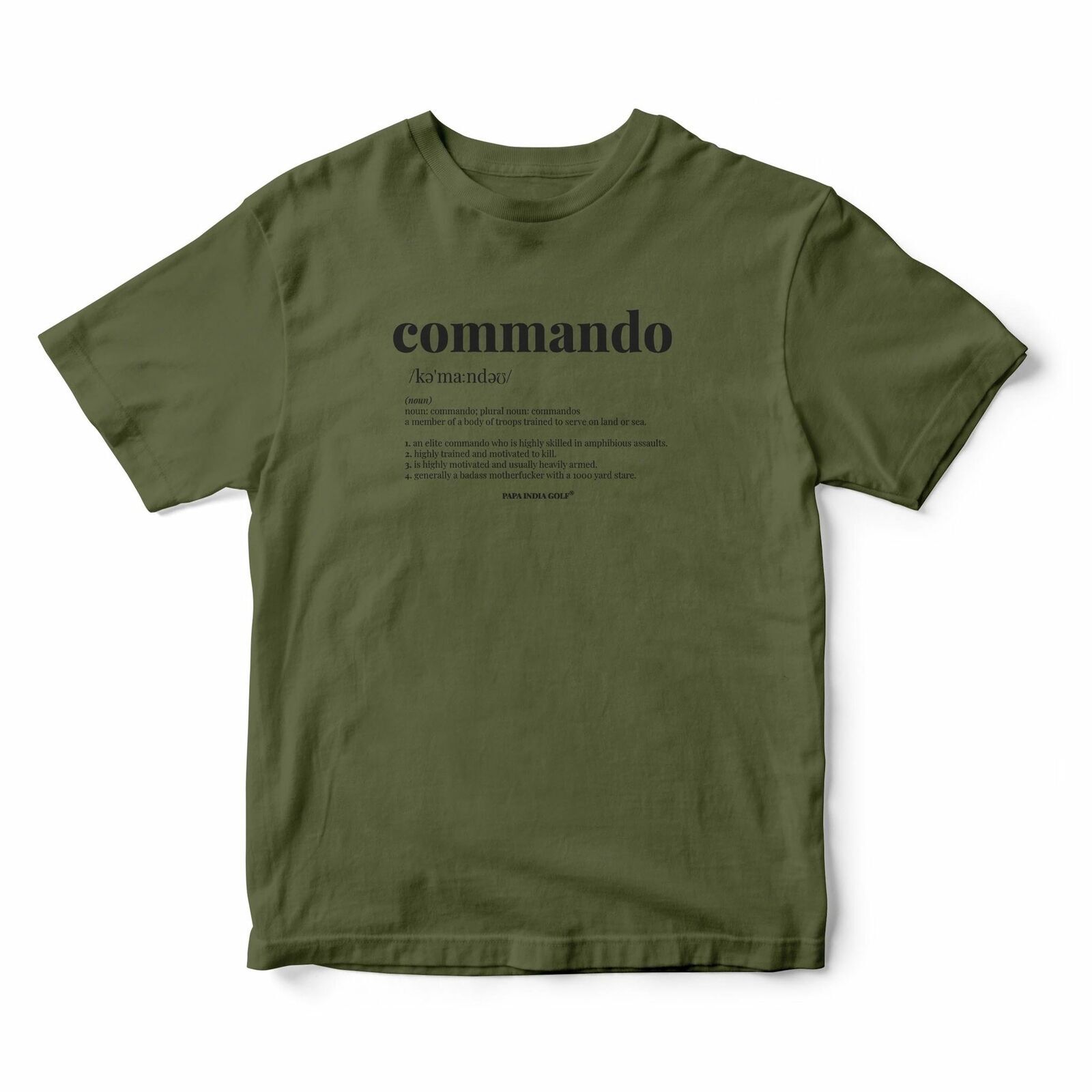 Armed Navy Forces Commando Royal Marines Definition of the Commando – T-Shirt