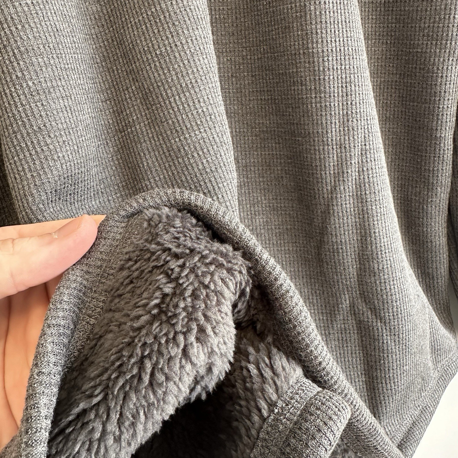 NWT BC Clothing Co Men Sherpa Lined Thermal Long Sleeve Size M Button Up Soft