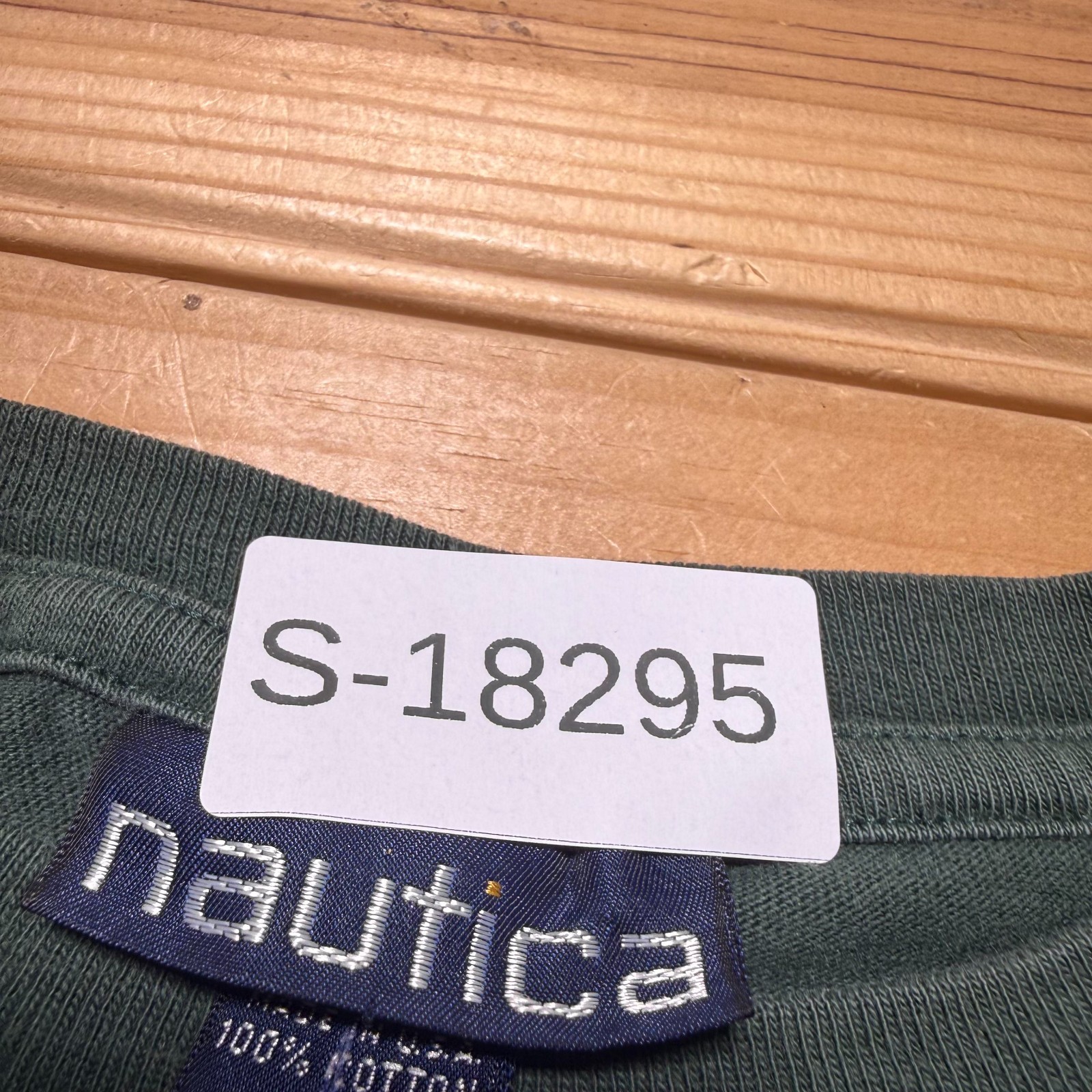 Vintage 90s Nautica Big Logo Streetwear Graphic Pocket T-Shirt USA Made Large