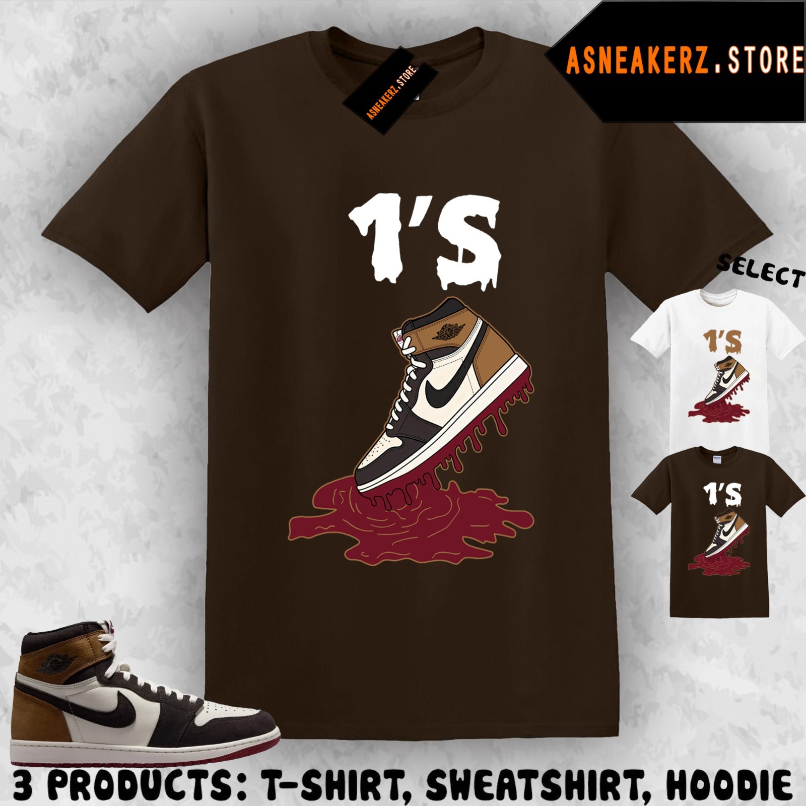 Shirt To Matching AJ 1 High Love Letter 2026 Match Sneaker Shoe Dripping T-Shirt