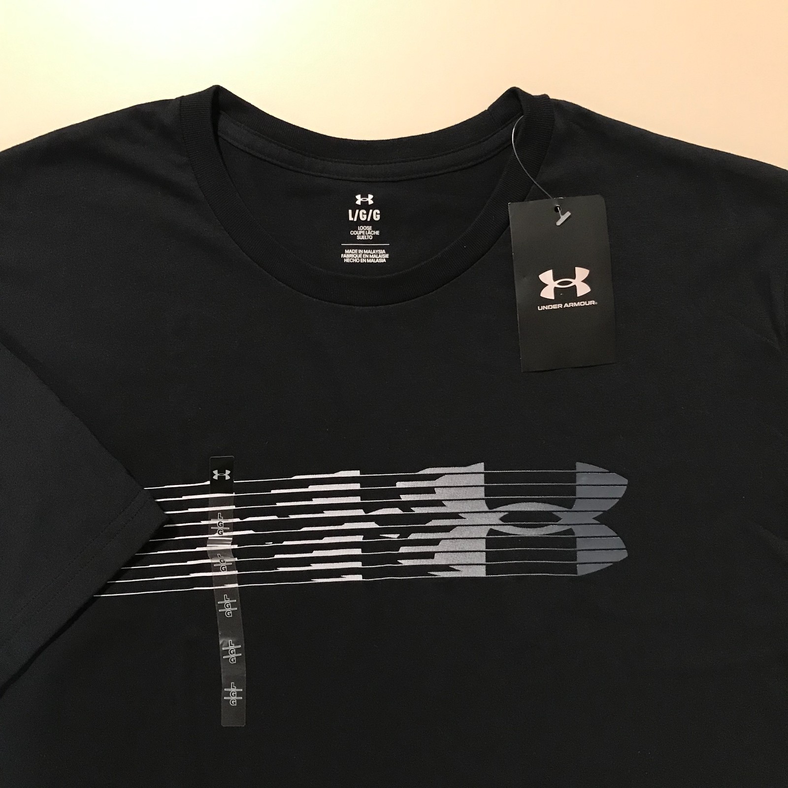 Lot of 3 Men&rsquo;s Under Armour Athletic T-shirts-Size L (Antler,Camo Scent Control