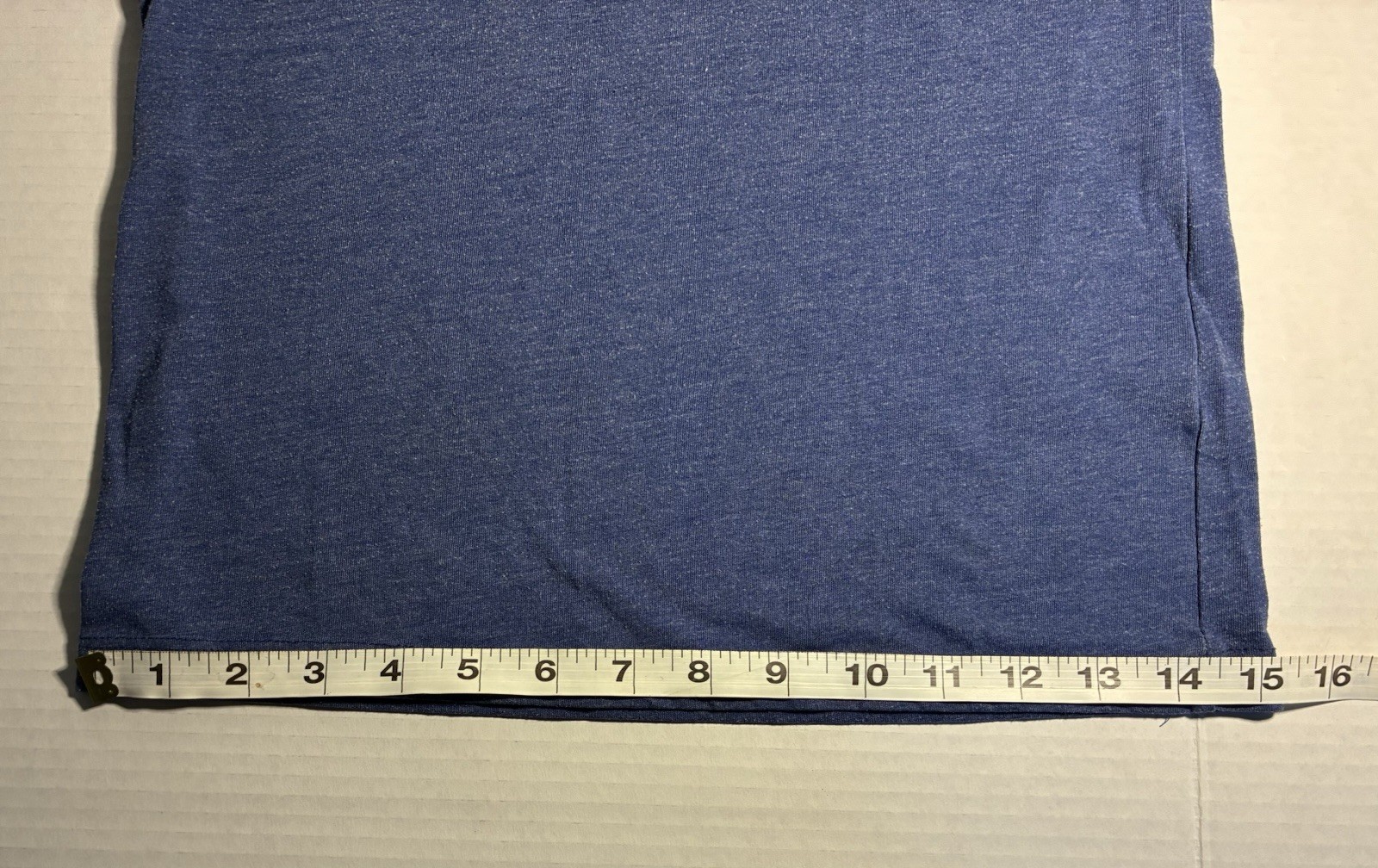 U.S. Polo Assn. Blue Solid Embroidered Logo Tee Cotton Blend Teen L (10-12)