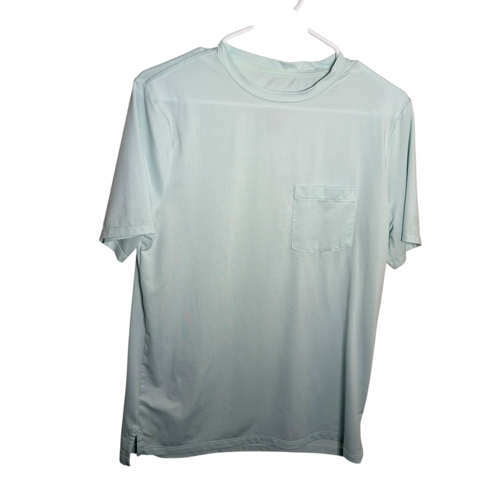 All In Motion T-Shirt Women&rsquo;s Small Blue Vented Crew Neck Short Sleeve