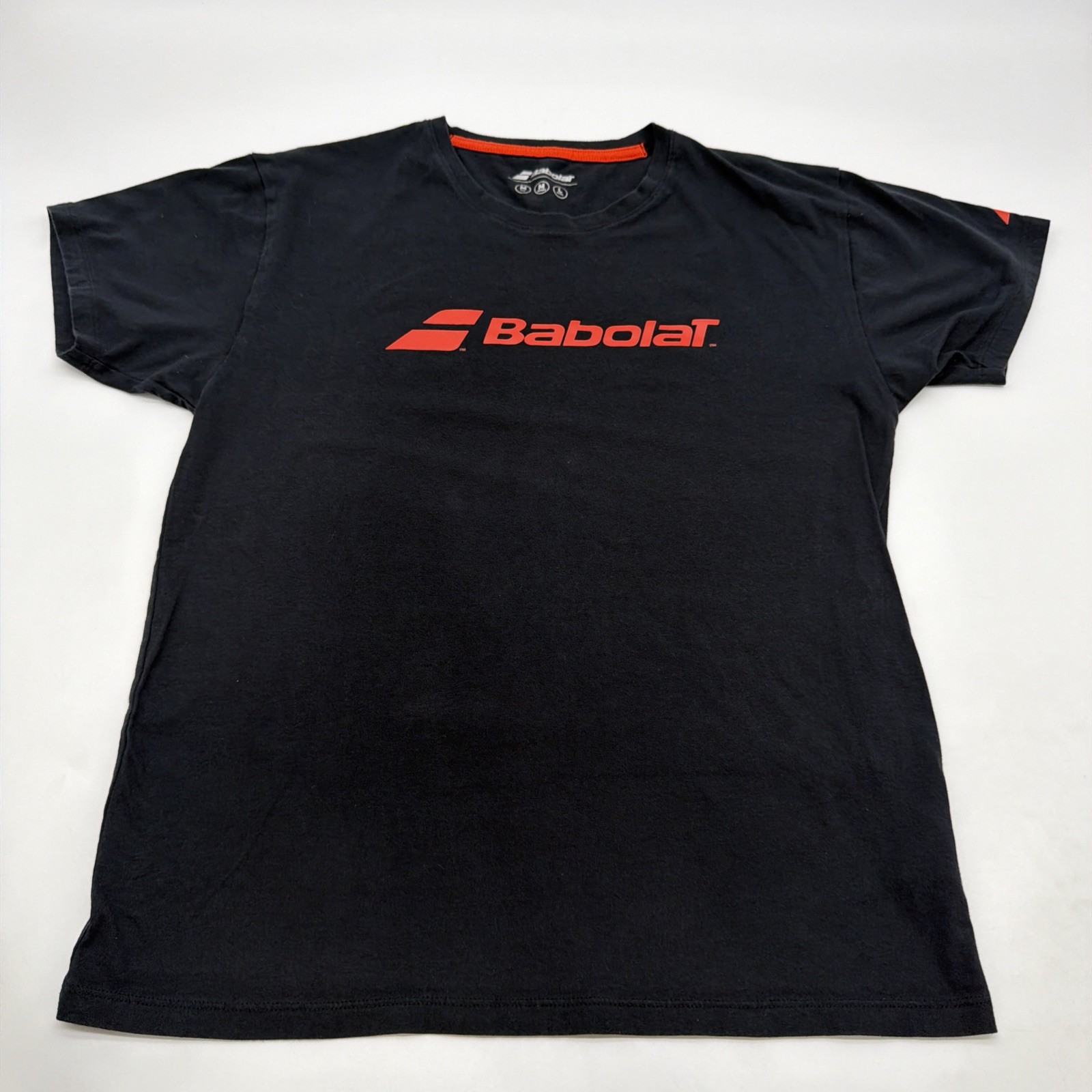 Babolat T-shirt Men M Black Logo .#46638