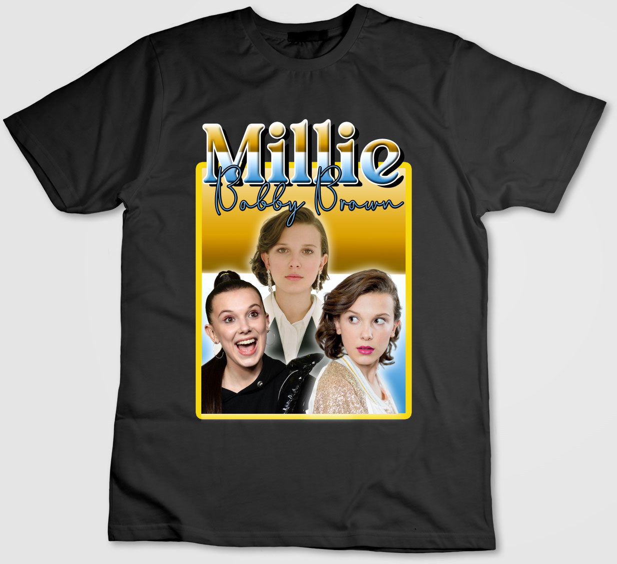 Millie Bobby Brown, Eleven, Short Sleeve T Shirt Men G800