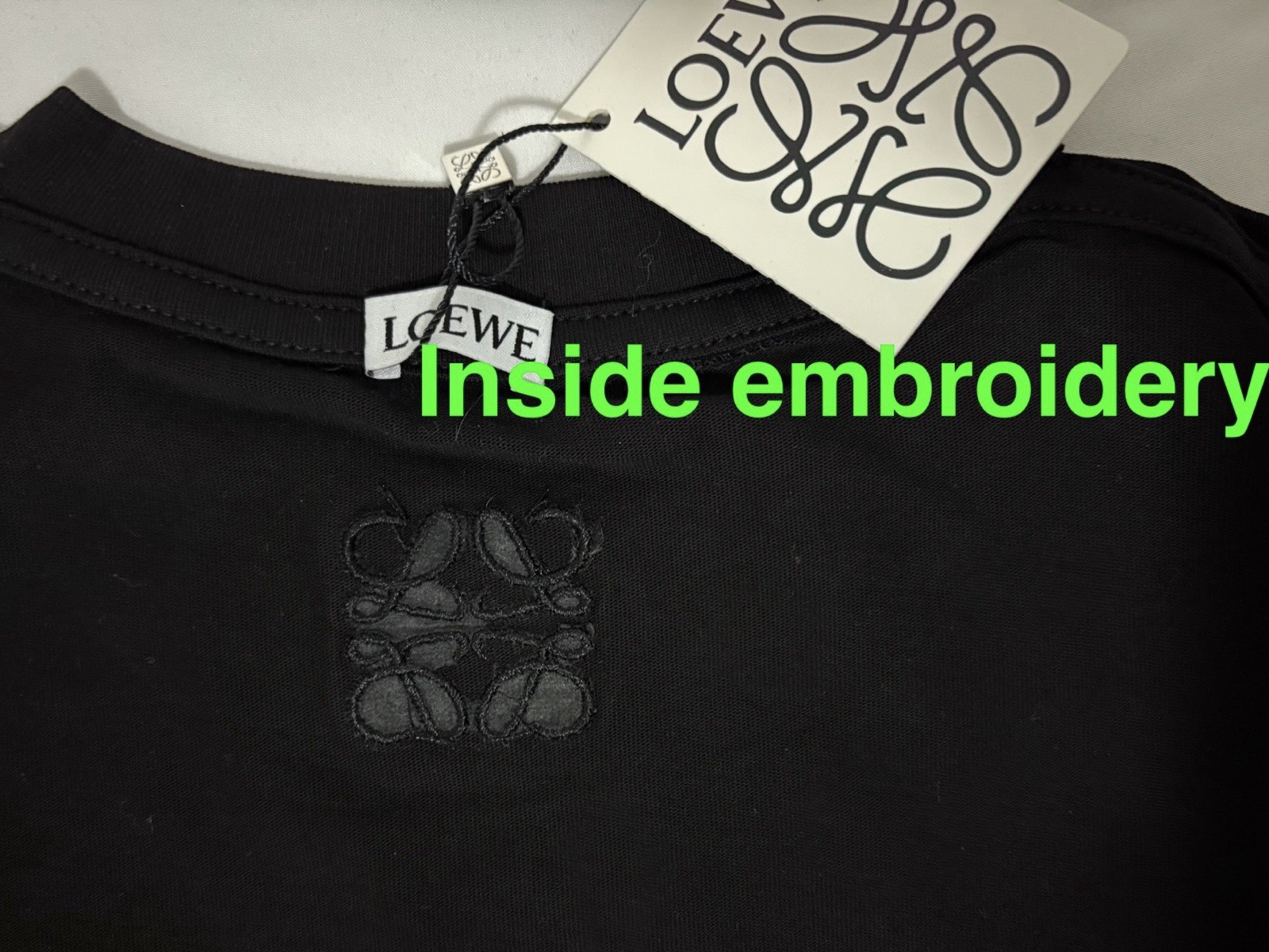 AUTHENTIC LOEWE x SUNA FUJITA EMBROIDERED BUNNIES, MOON PRINT T-SHIRT MEDIUM NWT