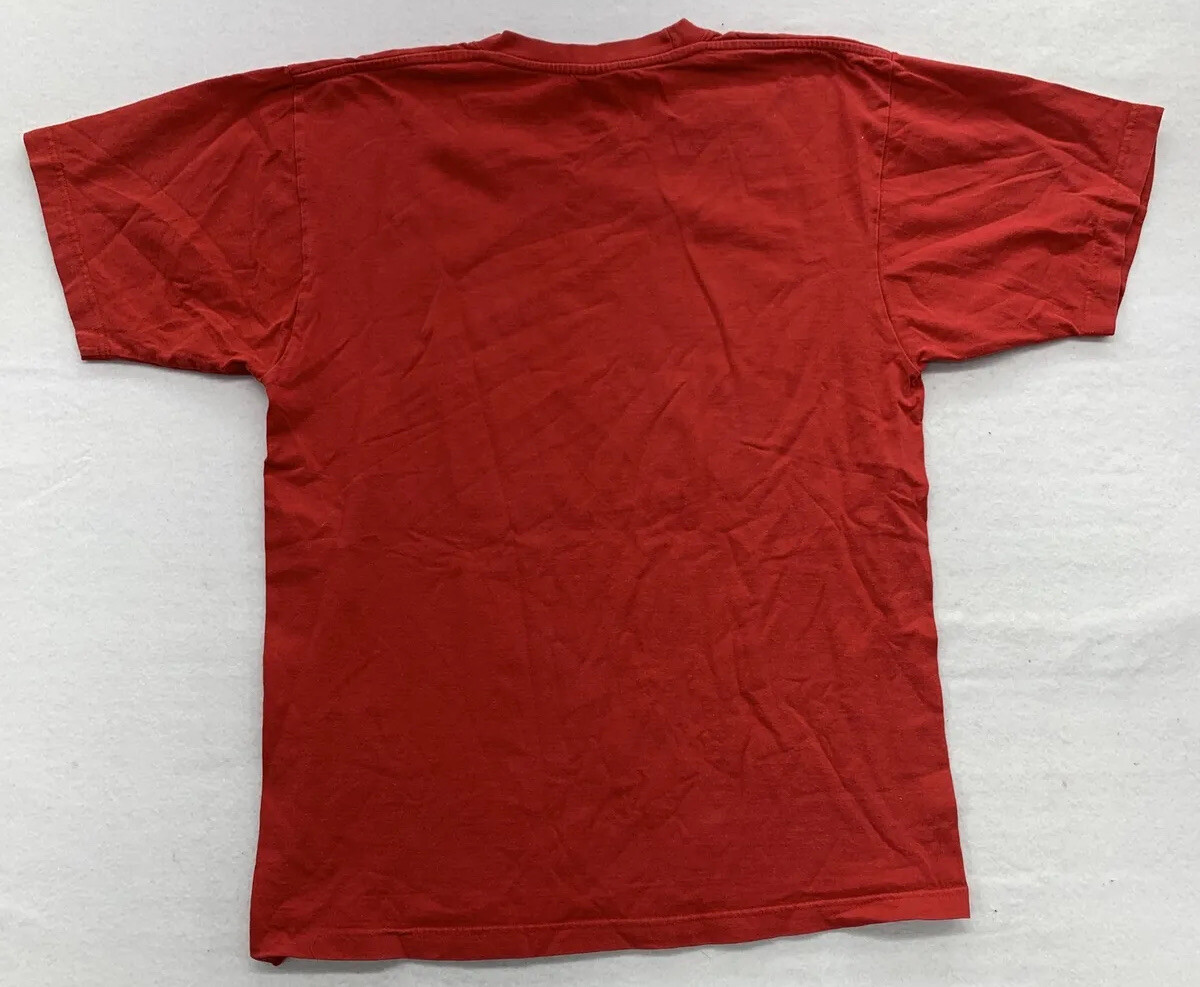 IBS 100% Cotton Graphic T-Shirt Men’s Size Large Revolutionist Red Crew Neck