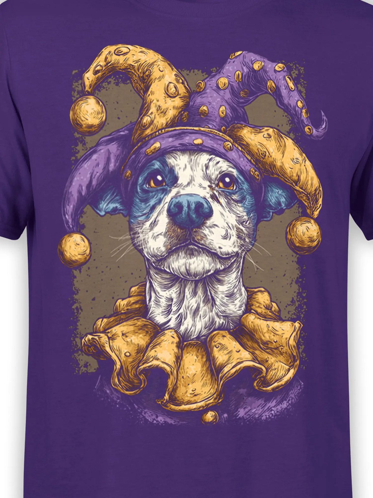 Jester Pup Dog T-Shirt | Unisex
