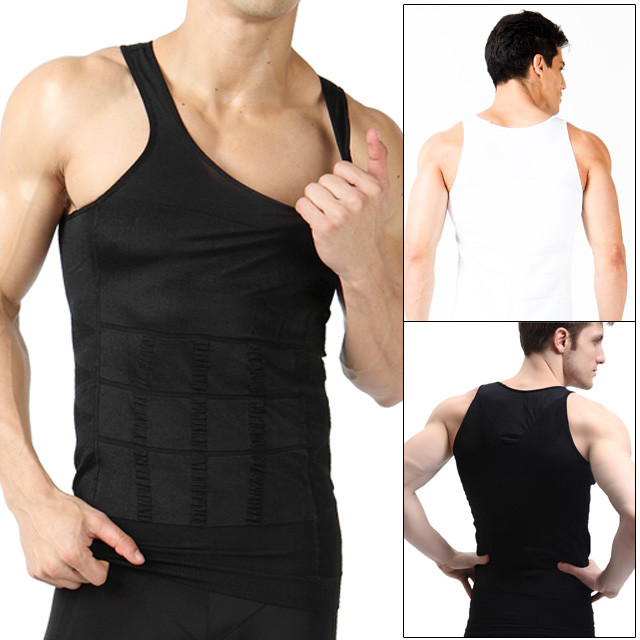 Men Shaper Vest Body Slimming Belly Tummy Compression Underwear Shapewear Shirt