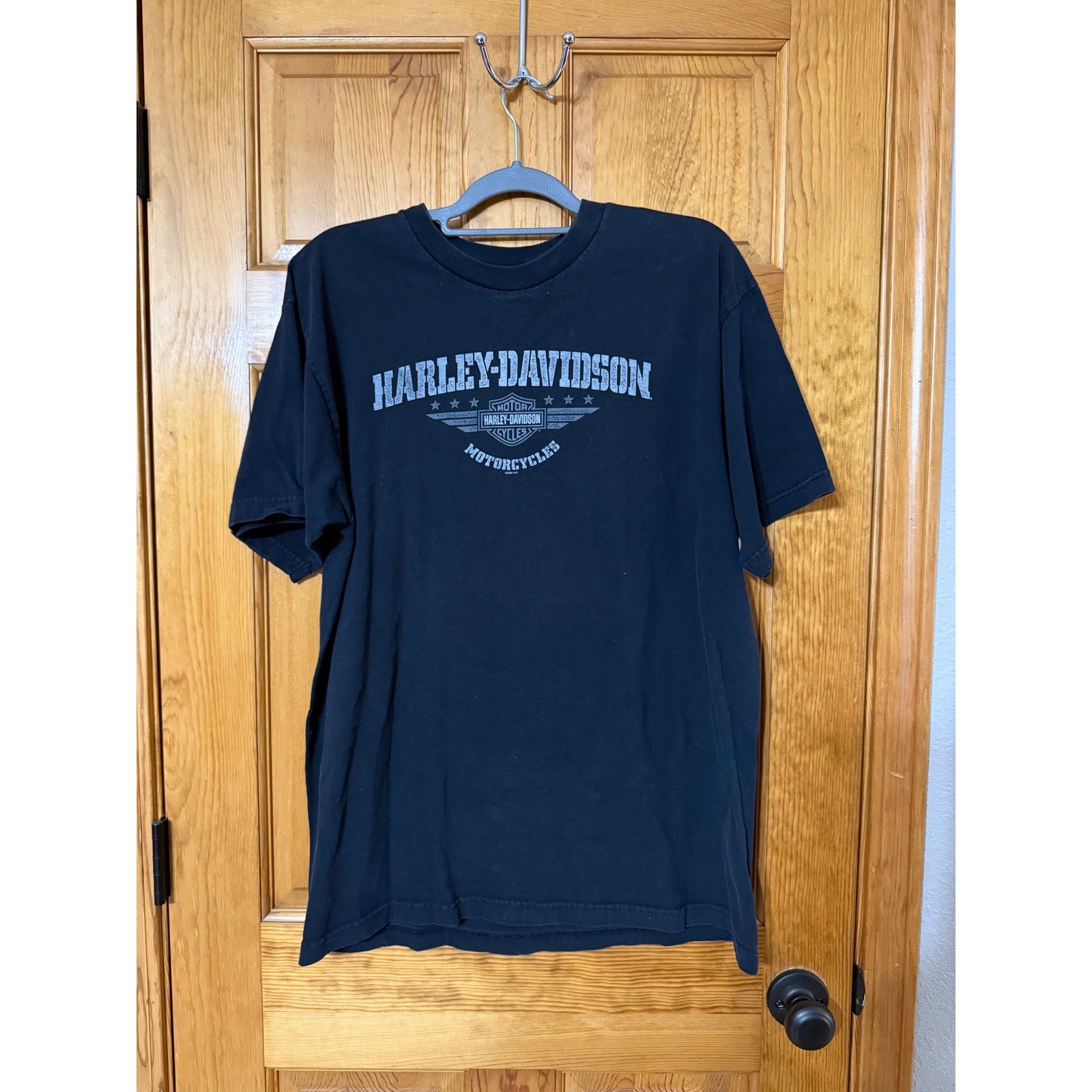 Harley Davidson Motorcycles Kansas City MO Graphic T Shirt Mens XL Black