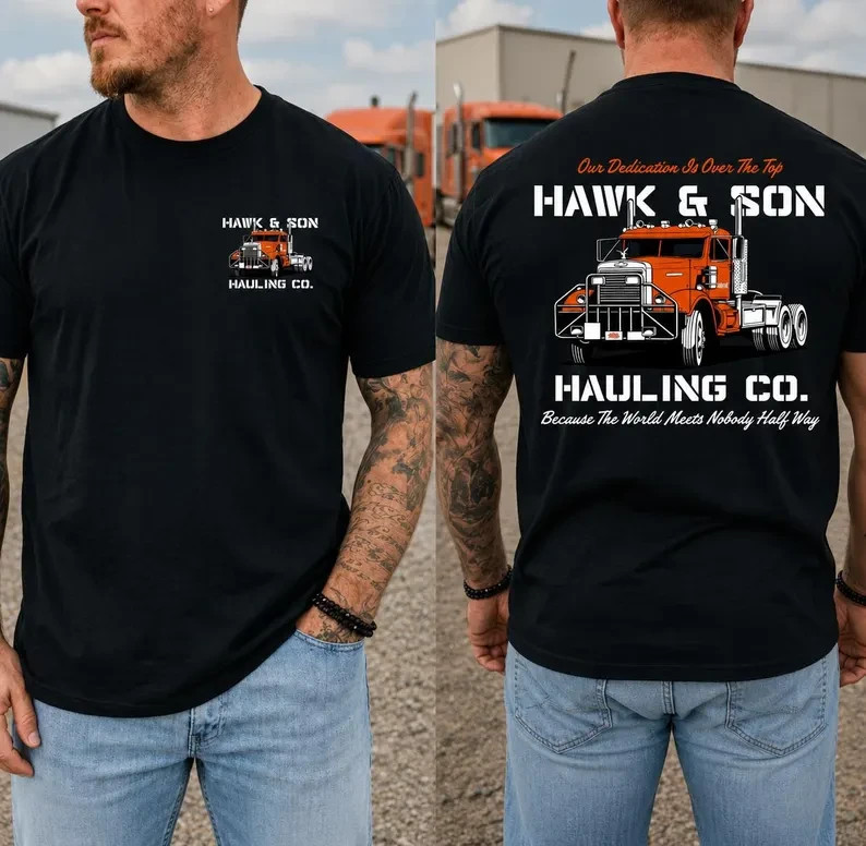 Over The Top Trucker Arm Wrestling Movie Graphic T-Shirt S-5XL
