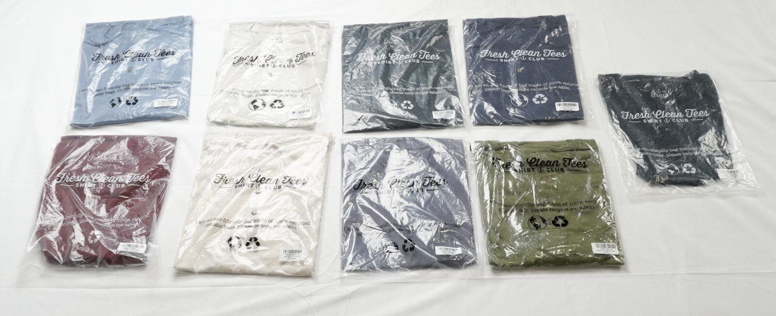 Fresh Clean Tees Men&rsquo;s Short/Long Sleeve Henley Tees Asst Color Size S-3XL