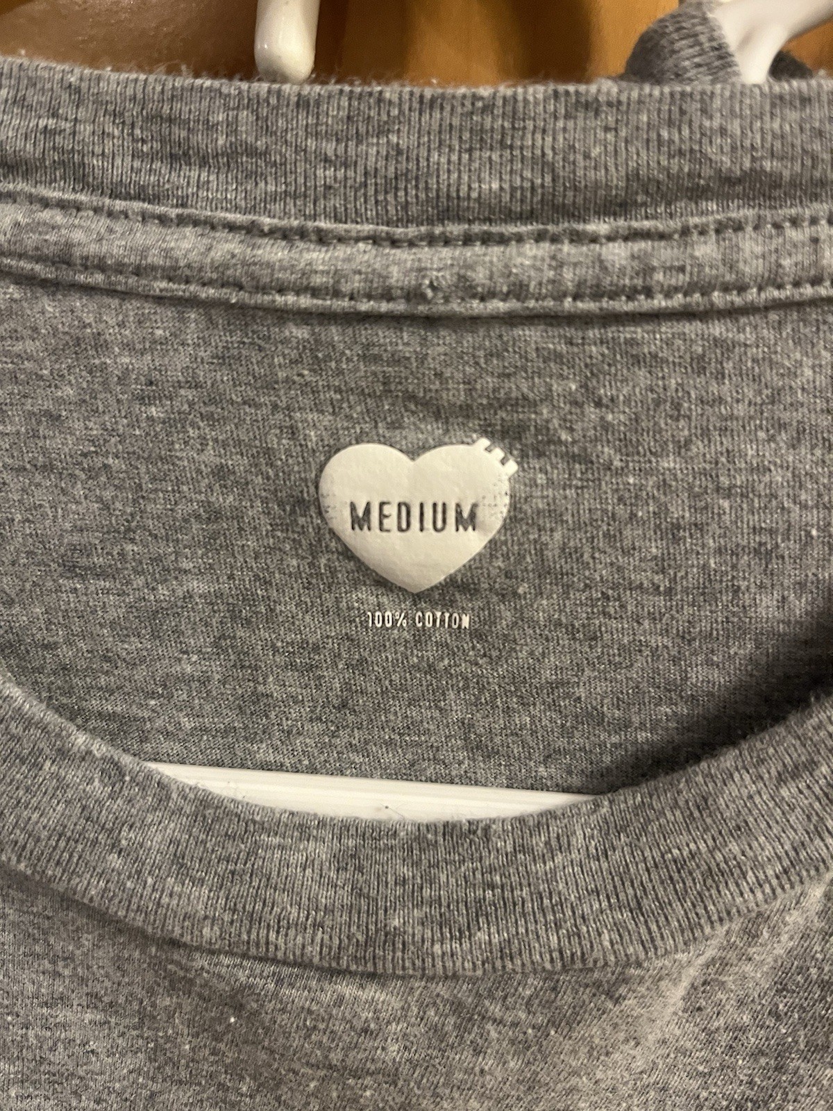 HUMAN MADE Plain Gray Shirts – THREE Size (M) Medium T-shirts – NIGO Streetwear