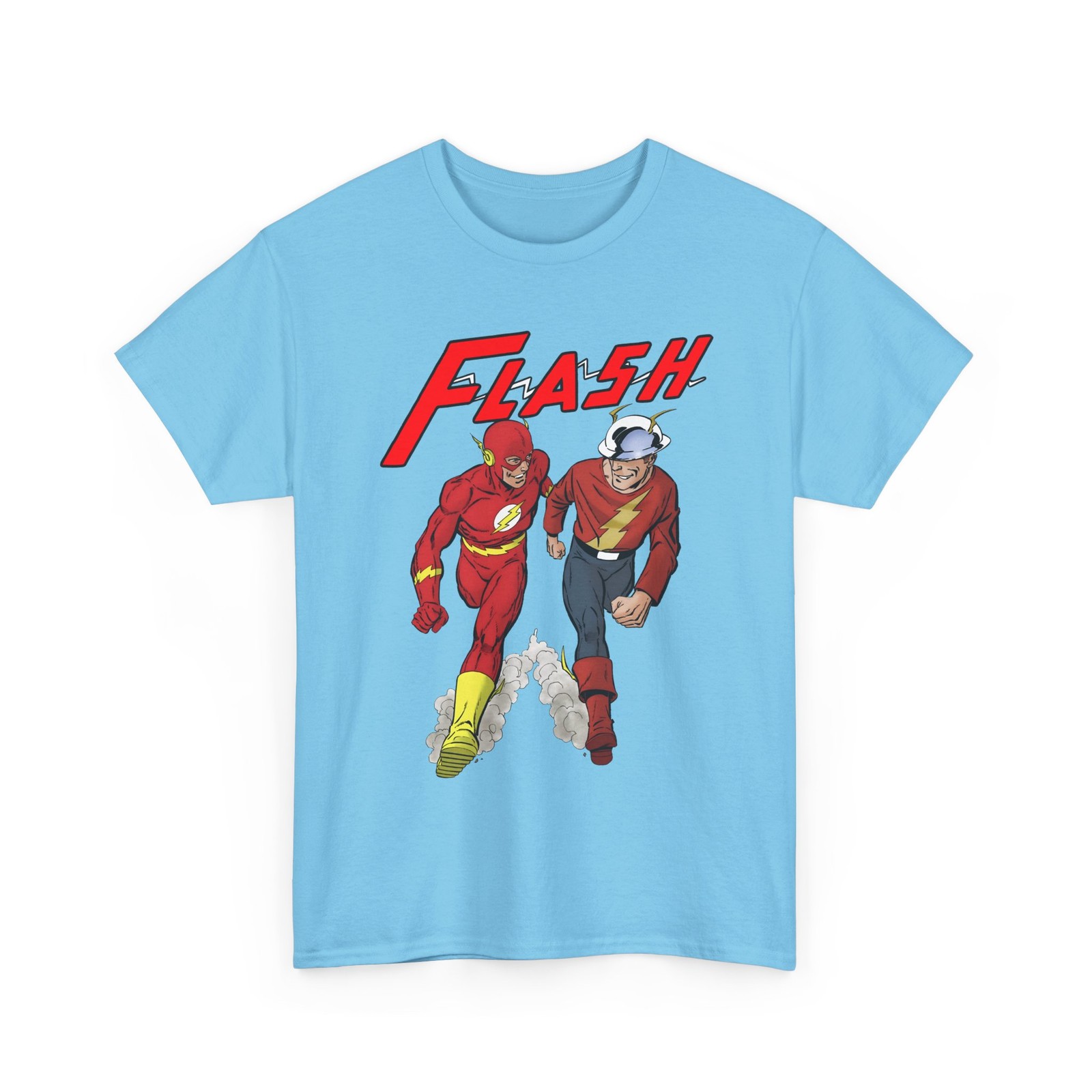 Flash T-Shirt John Byrne Art DC Comics Barry Allen Jay Garrick Vintage-Style Tee