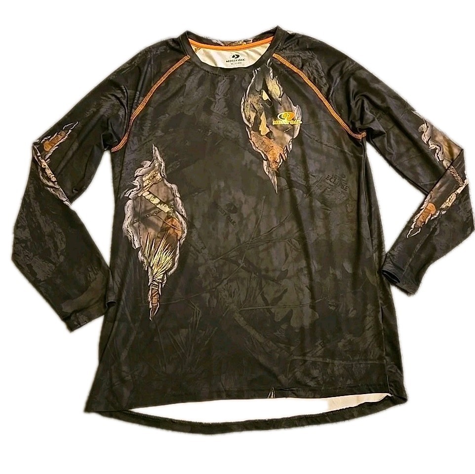 Mossy Oak Break-Up Eclipse Camo Shirt Mens Medium 38/40 Performance Hunting M