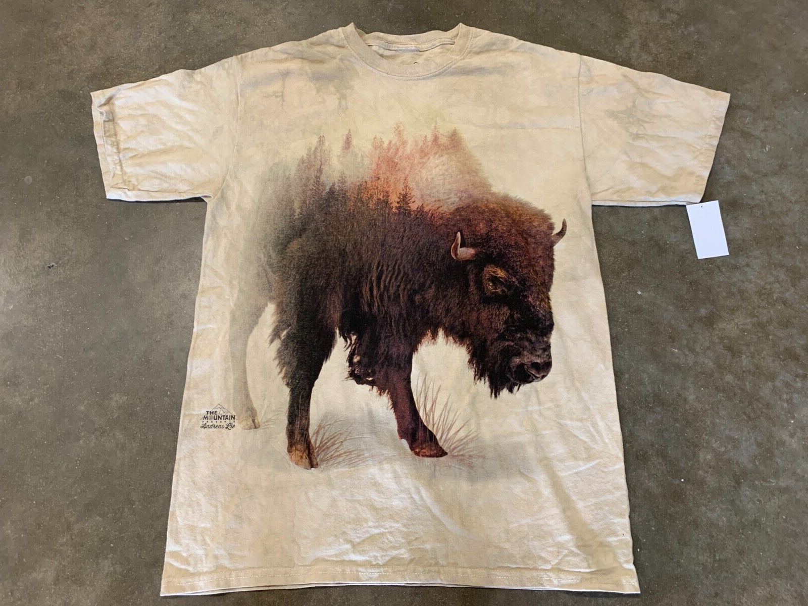 The Mountain Men&rsquo;s T Shirt M MEDIUM buffalo USA Tie Dye new andrews lie