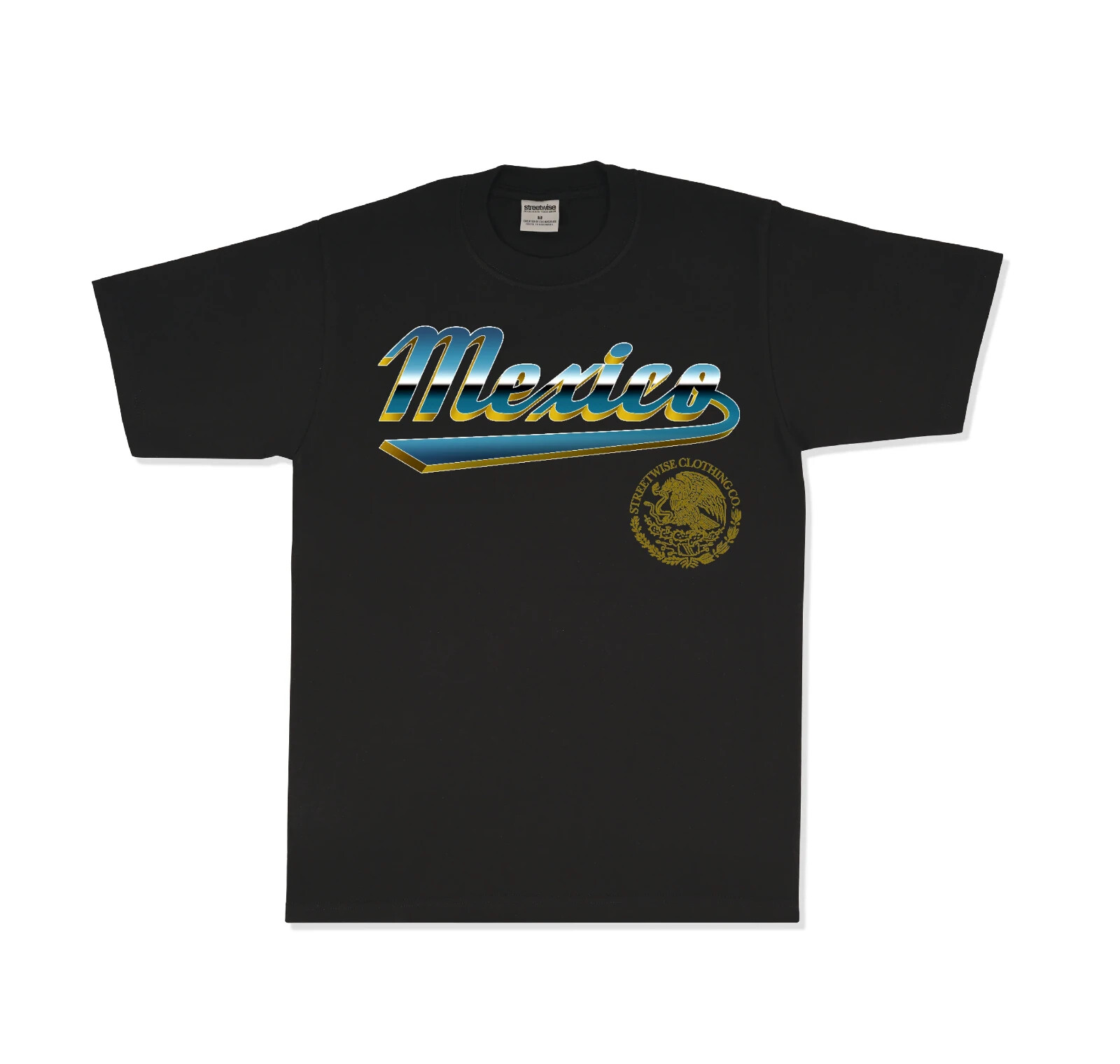 Streetwise MEX Script T-Shirt Mexico (Black) Men&rsquo;s Tee