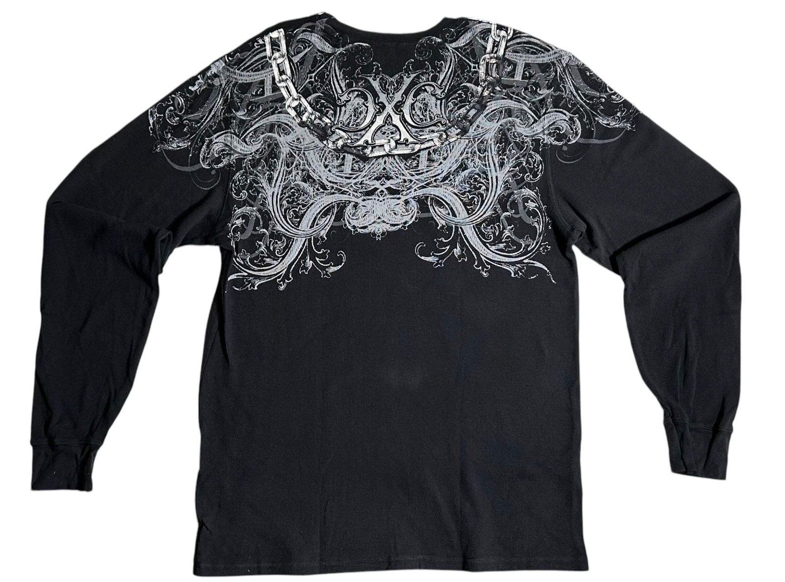 Xtreme Couture by Affliction Men&rsquo;s Thermal Shirt WHIPLASH Skull