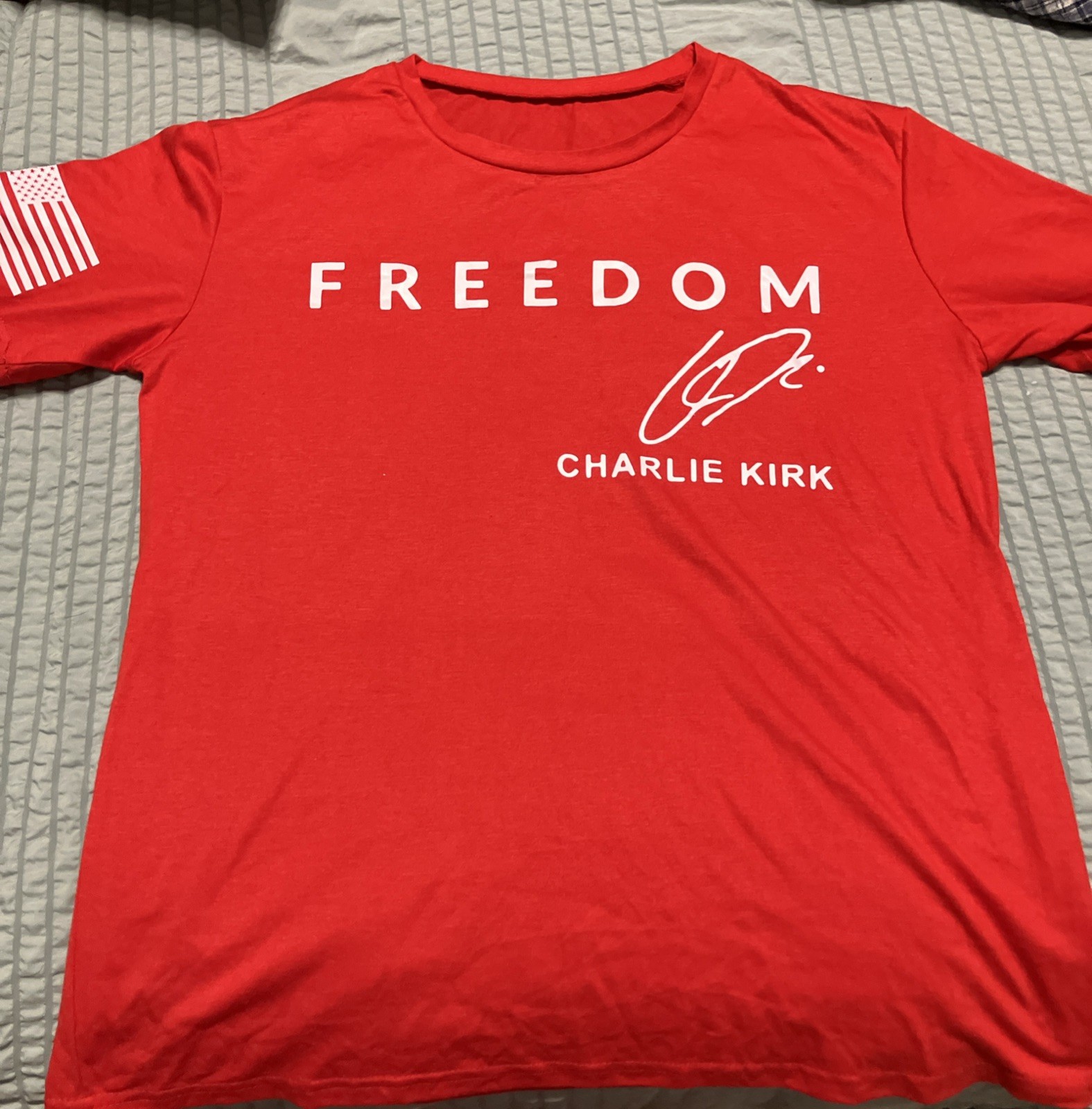 Freedom Red Charlie Kirk Shirt