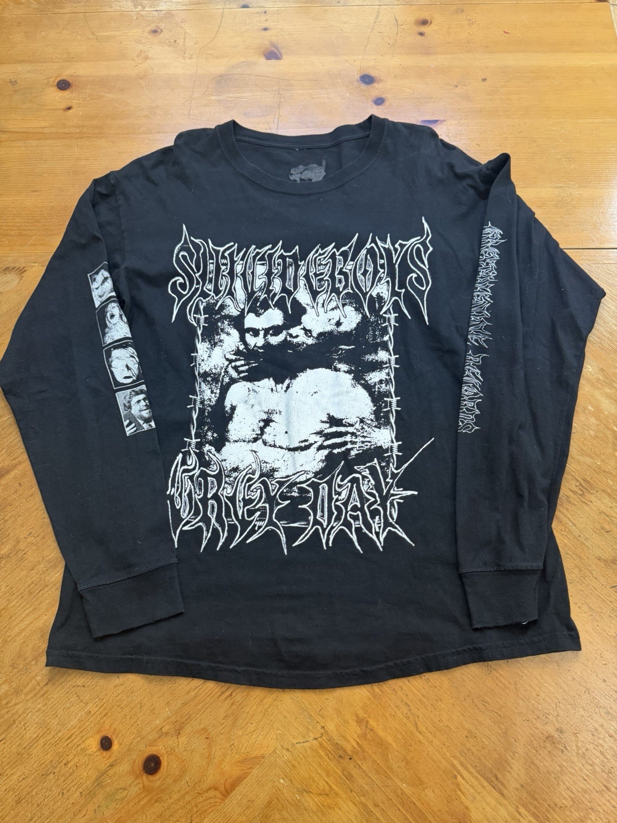 2022 Suicideboys Grey Day Men’s Black XL Long Sleeve T-Shirt G59 Records