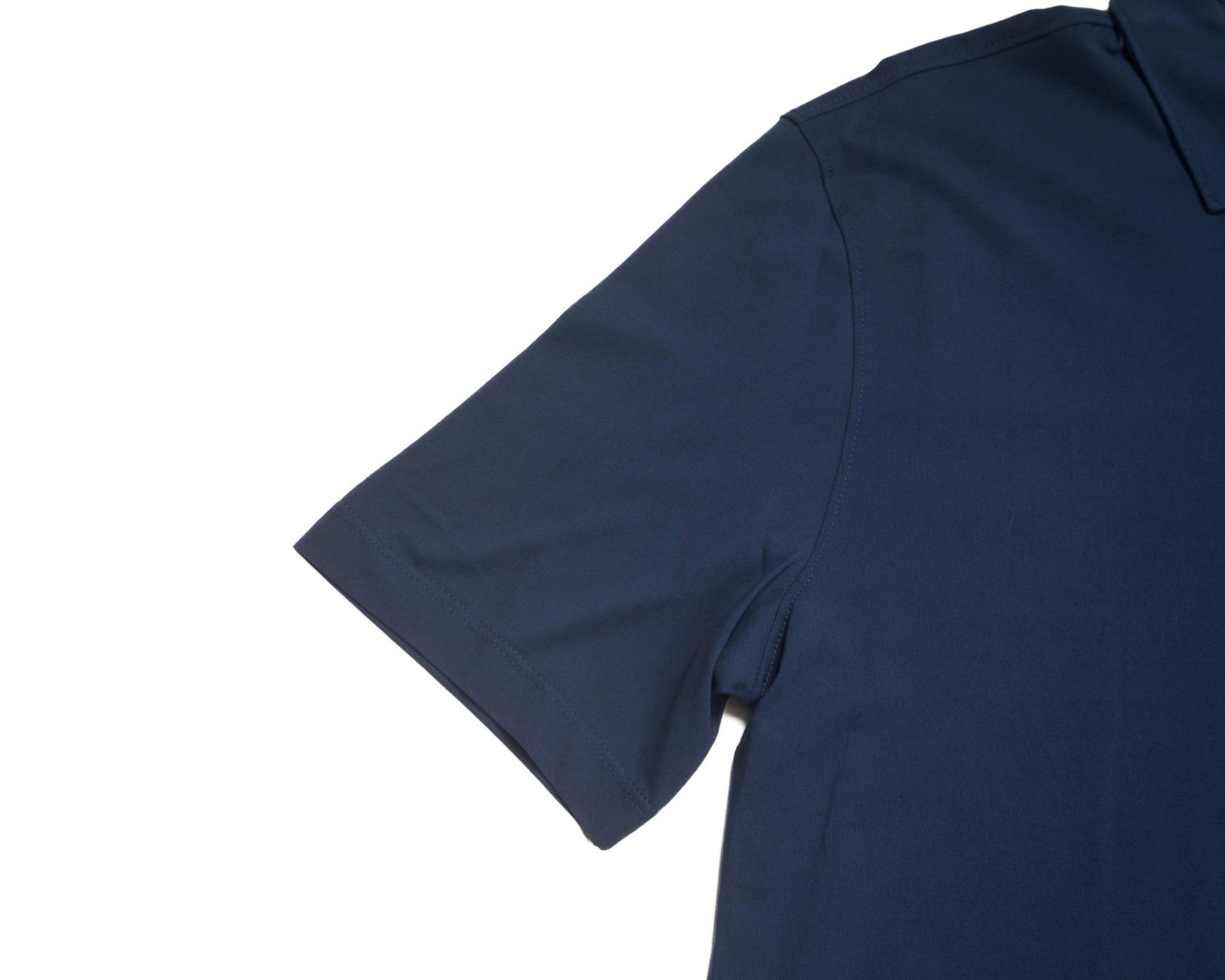 Kired by Kiton $395 NWT Deep Blue Slim Fit Polo Shirt Crepe Cotton 2XL (56 IT)
