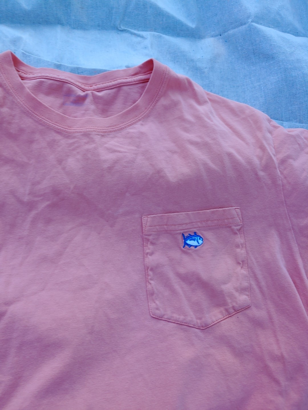 Southern Tide Pink Pocket T-Shirt Men&rsquo;s Large, Preppy, Coastal, Beach
