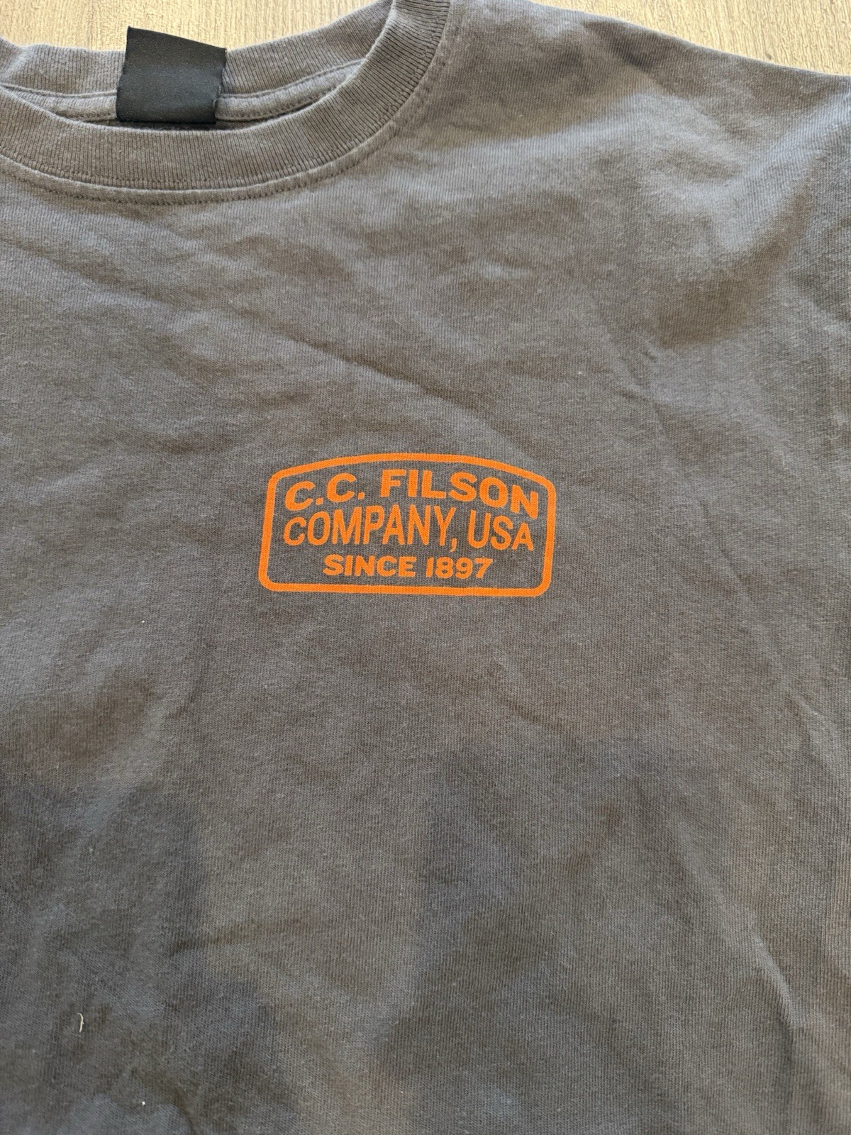 Lot of 3 Filson Graphic T Shirts Made In USA Size Large Vintage Style Cotton