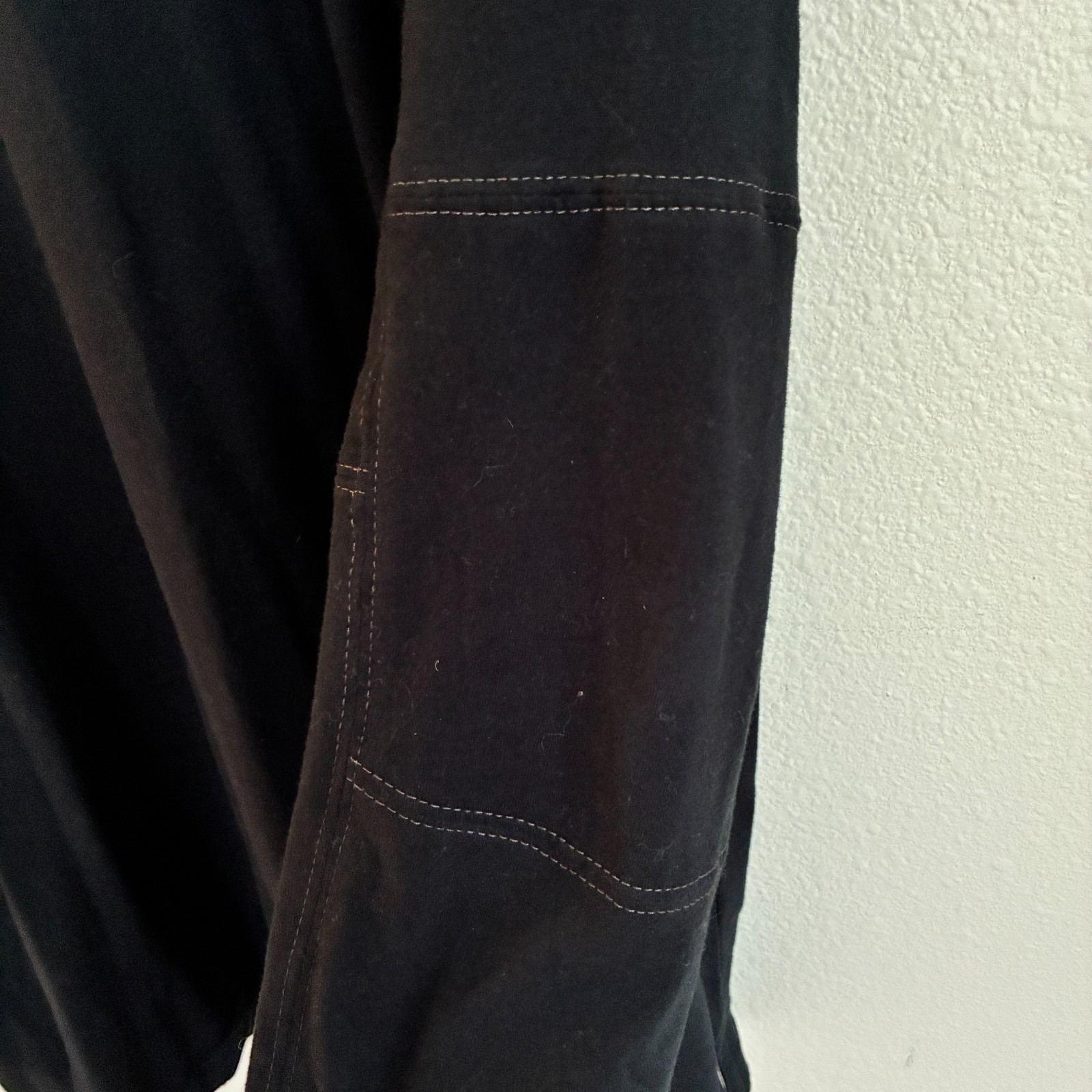 Kuhl Wildfibre Shirt Mens XL Black Long Sleeve Organic Cotton T-Shirt Outdoor