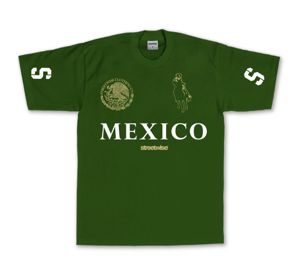 streetwise Narco Polo Graphic T-Shirt Black & Green&White M-L-XL-2XL-3XL-4XL-5XL