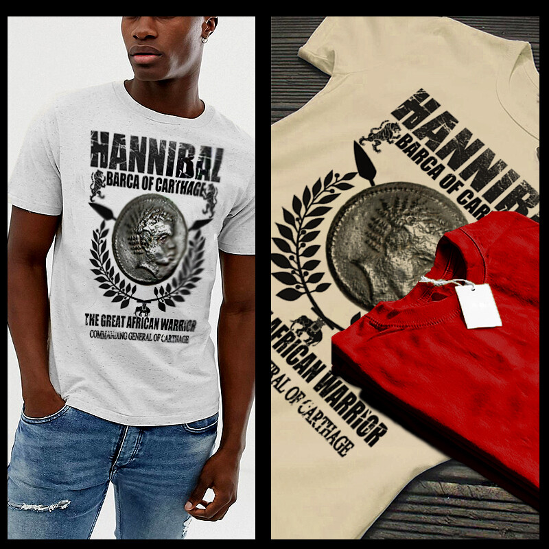 Hannibal of Carthage T-shirt African Conqueror Black History African Pride tee