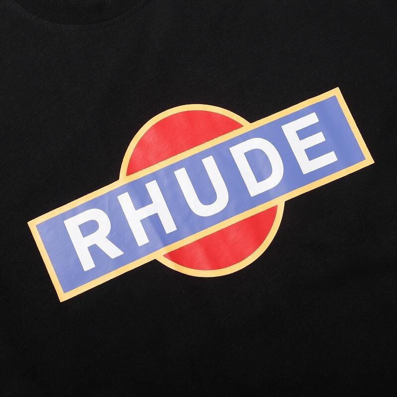 🎁RHUDE 10 STYLE Men High Quality Leisure Cotton Short Sleeve Polo T-Shirt M-2XL