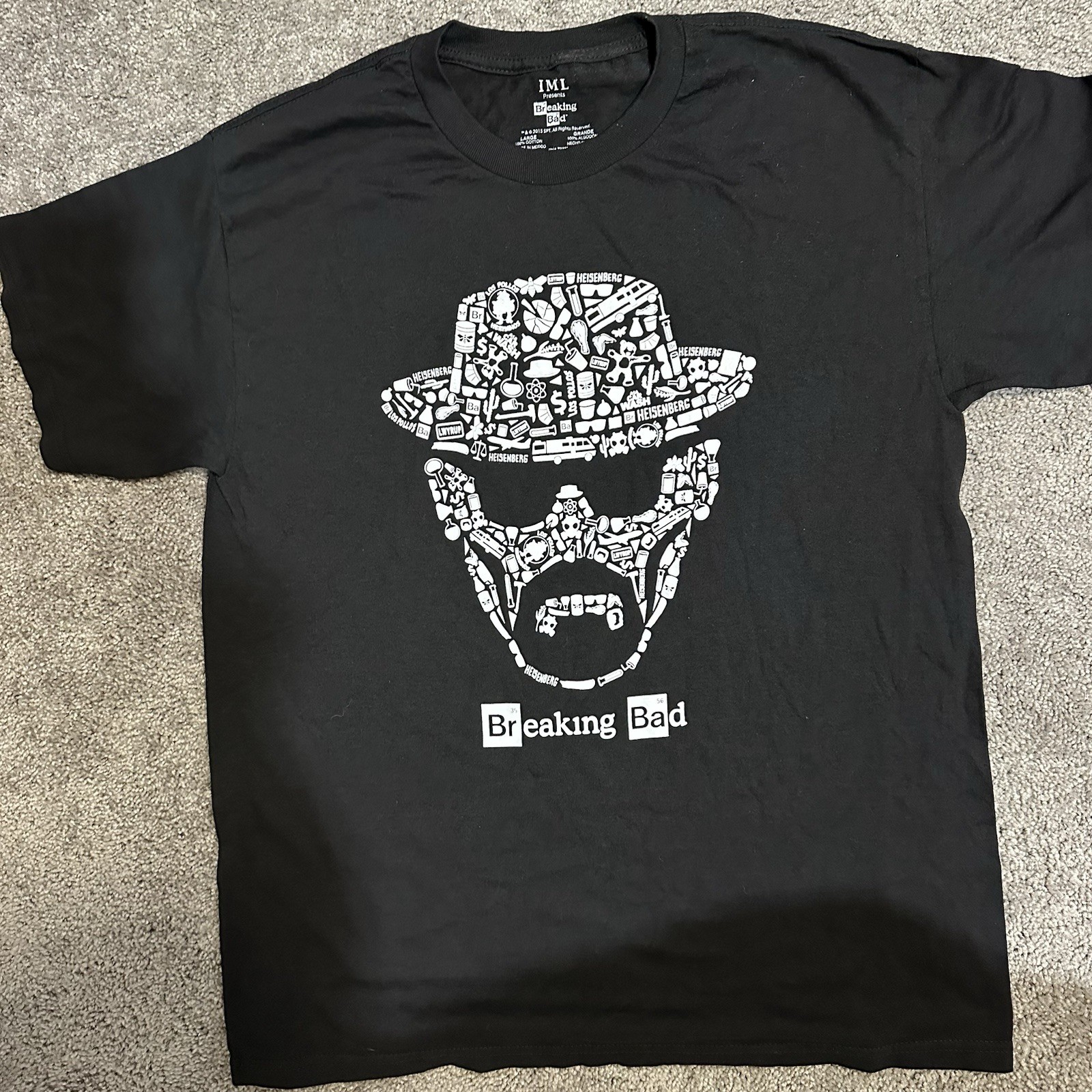 Breaking Bad Shirt Heisenberg Shirt Size Large -old Stock Never Worn Or Washed
