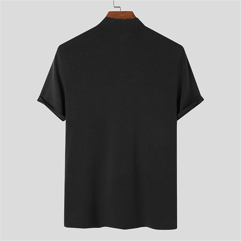 Men&rsquo;s Turtleneck Slim Fit Basic Tops Lightweight Pullover Long Sleeve T Shirt