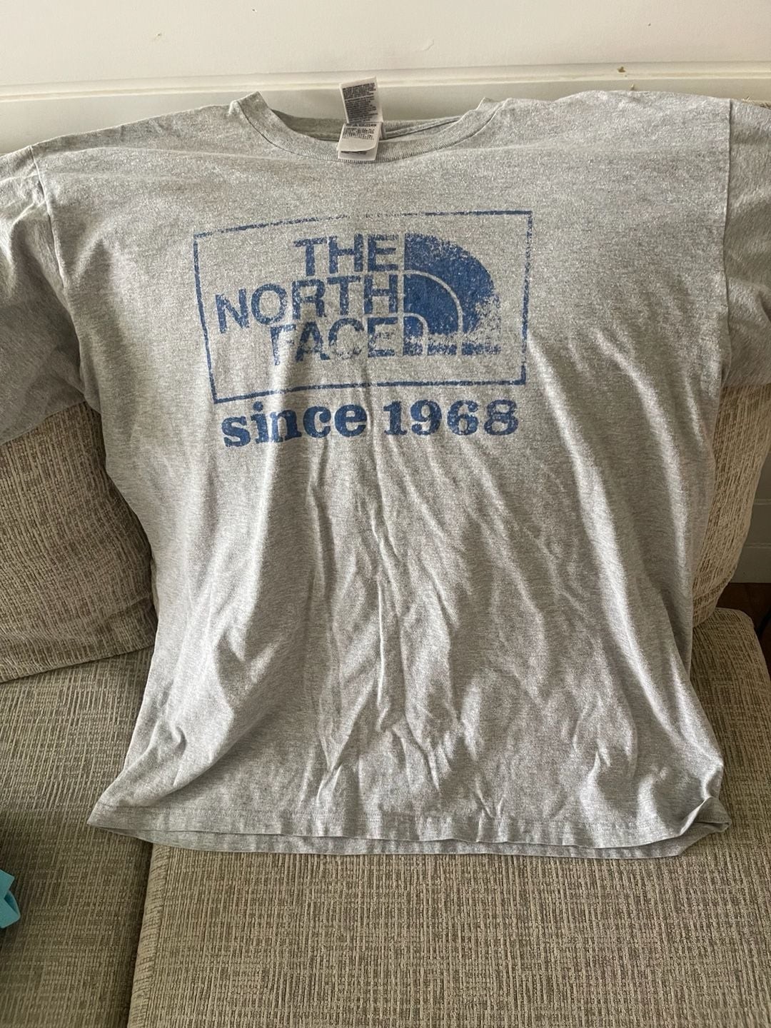 The North Face Since 1968 Graphic Logo Short Sleeve T-Shirt Grey Men&rsquo;s Large