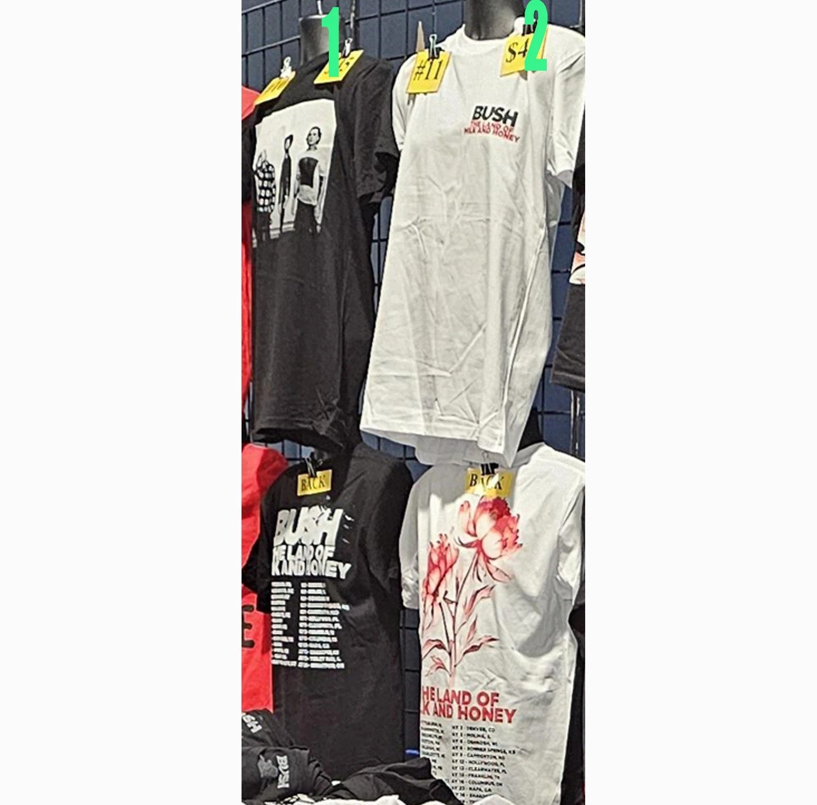 Bush Land of Milk and Honey Tour 2026 T-Shirt Reprint Concert Tee