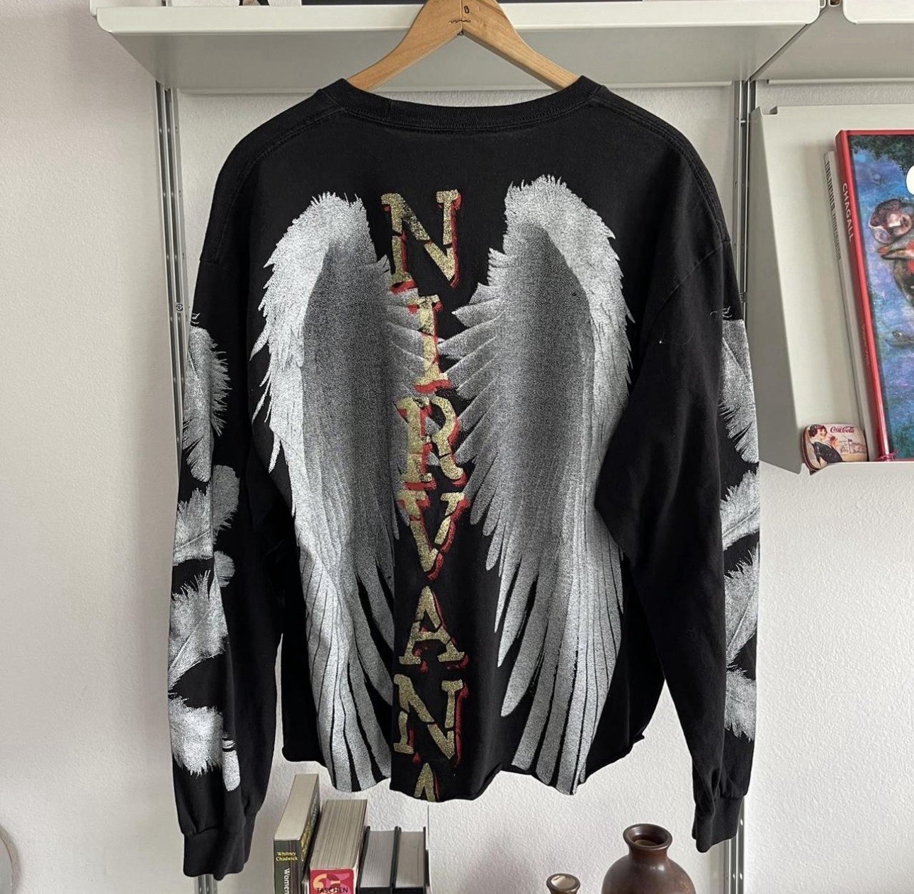 Vintage Nirvana Kurt Cobain Long Sleeve Shirt
