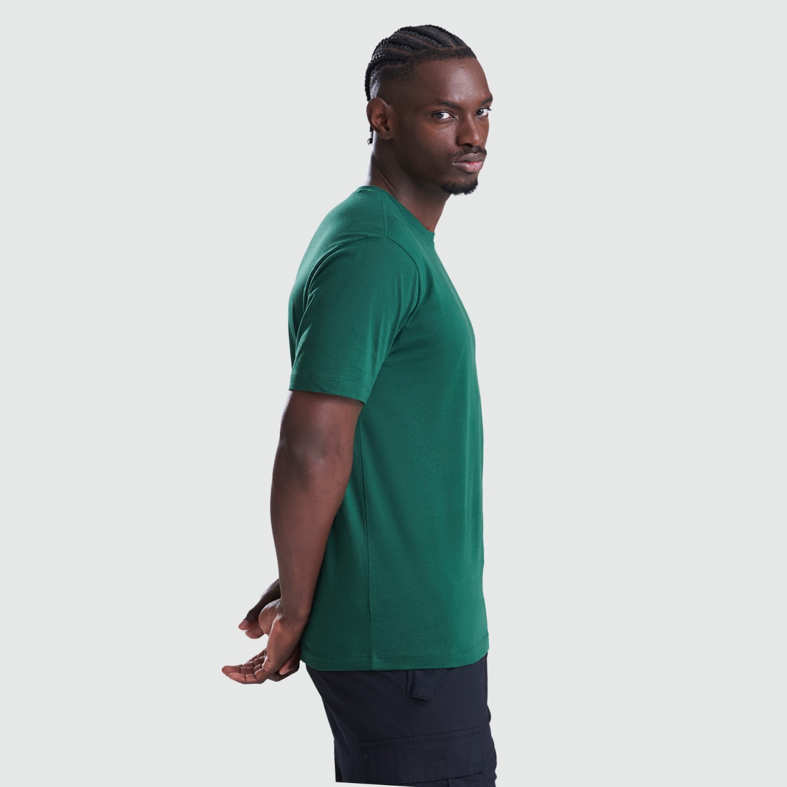 AWDis Men&rsquo;s T Shirts Short Sleeve Crew Neck Tee Lightweight Better Cotton 5 Pack
