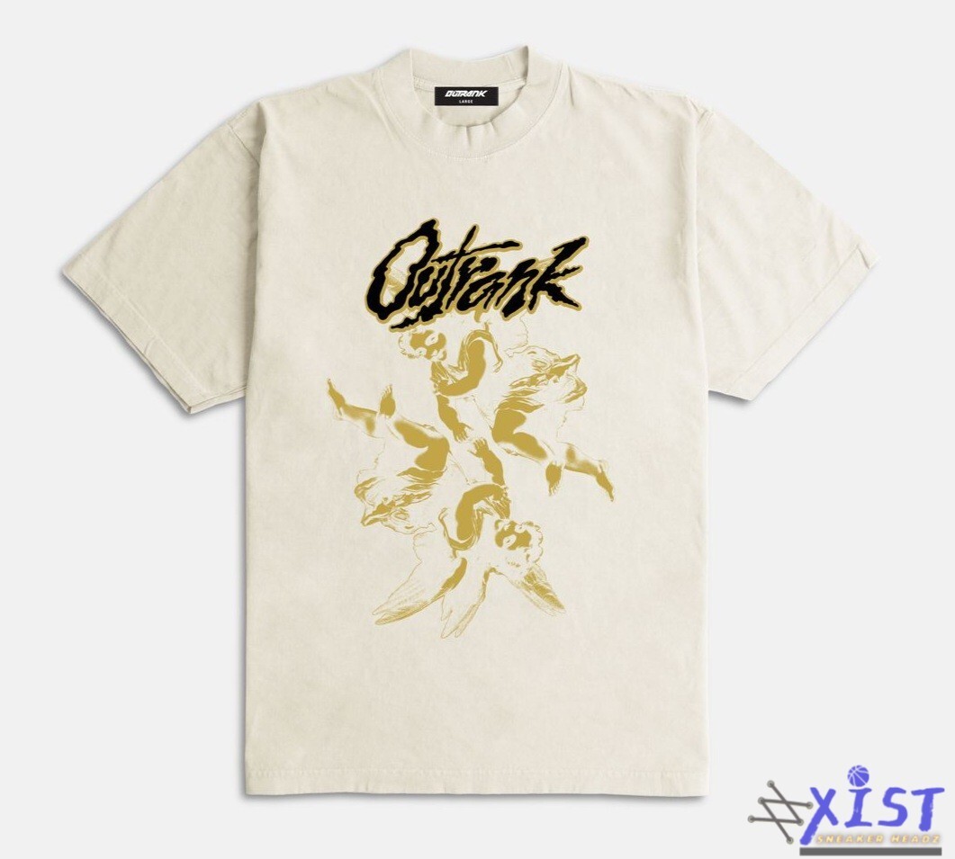 OUTRANK « PAID MY DUES » ULTRA HEAVY WEIGHT OVERSIZED SNEAKER T-SHIRT Cream