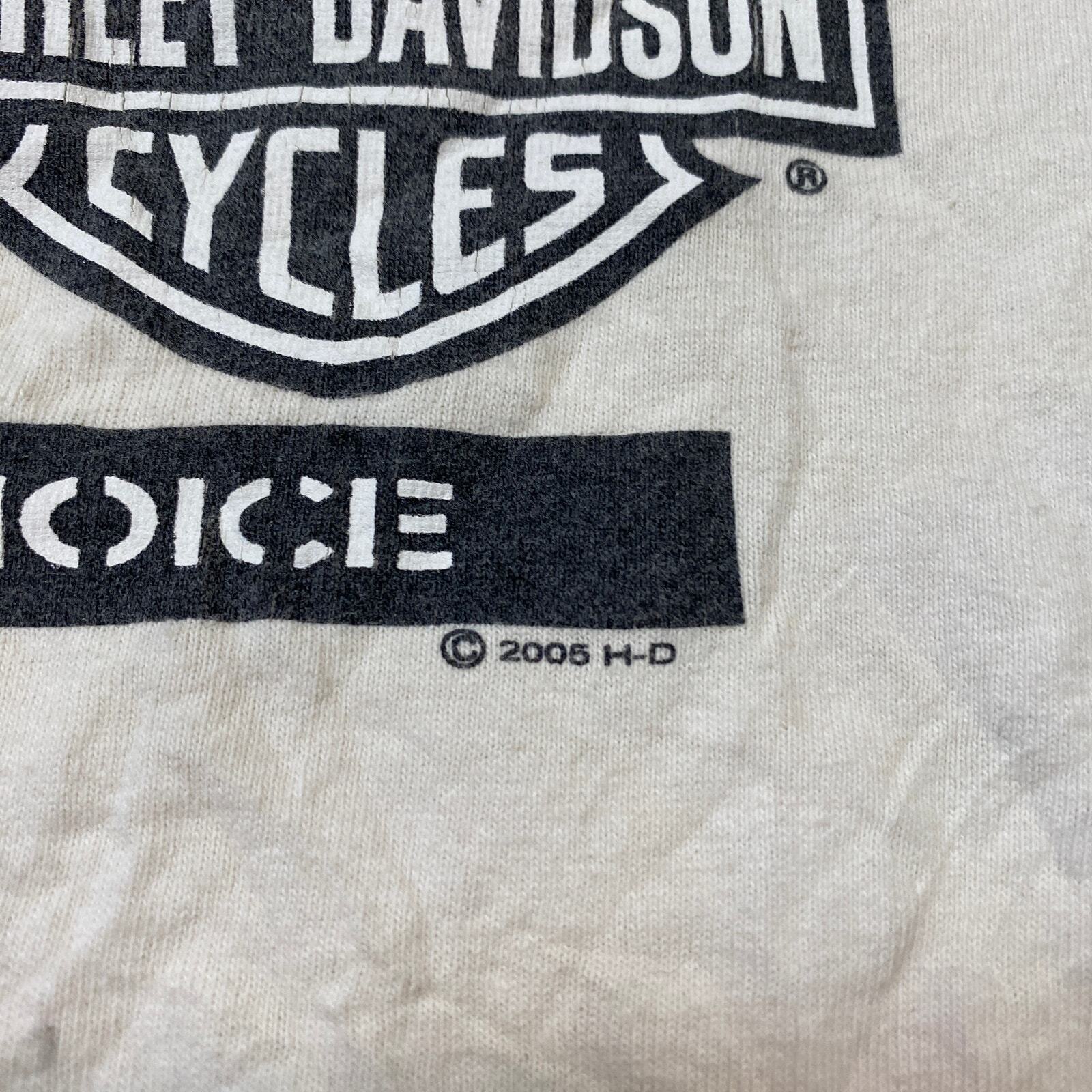 Vintage Y2K Harley Davidson Motorcycle Monkey Ithaca T Shirt Men&rsquo;s XL