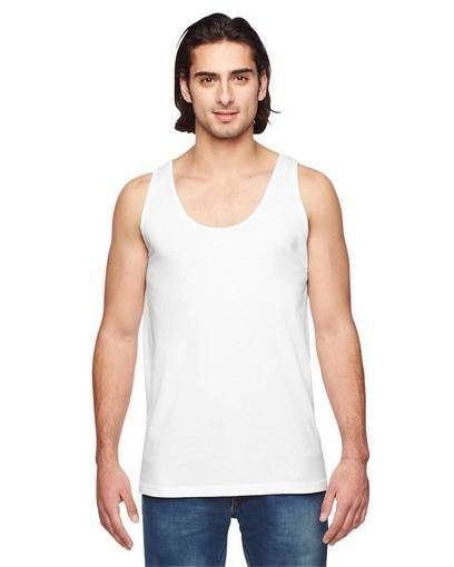 Marky G Apparel 2411W Adult Unisex 2-Pack Power Wash Tank Top White Size Medium
