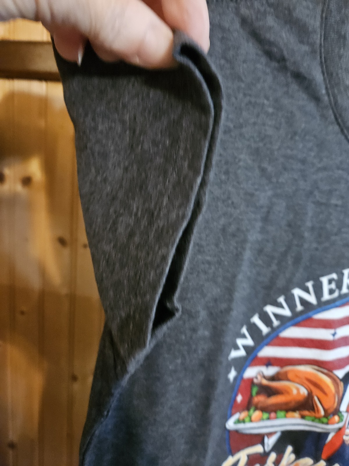 Pres Trump T Shirt Sz Sm Short Slv Winner Winner Turkey Dinner New NT 13912☆